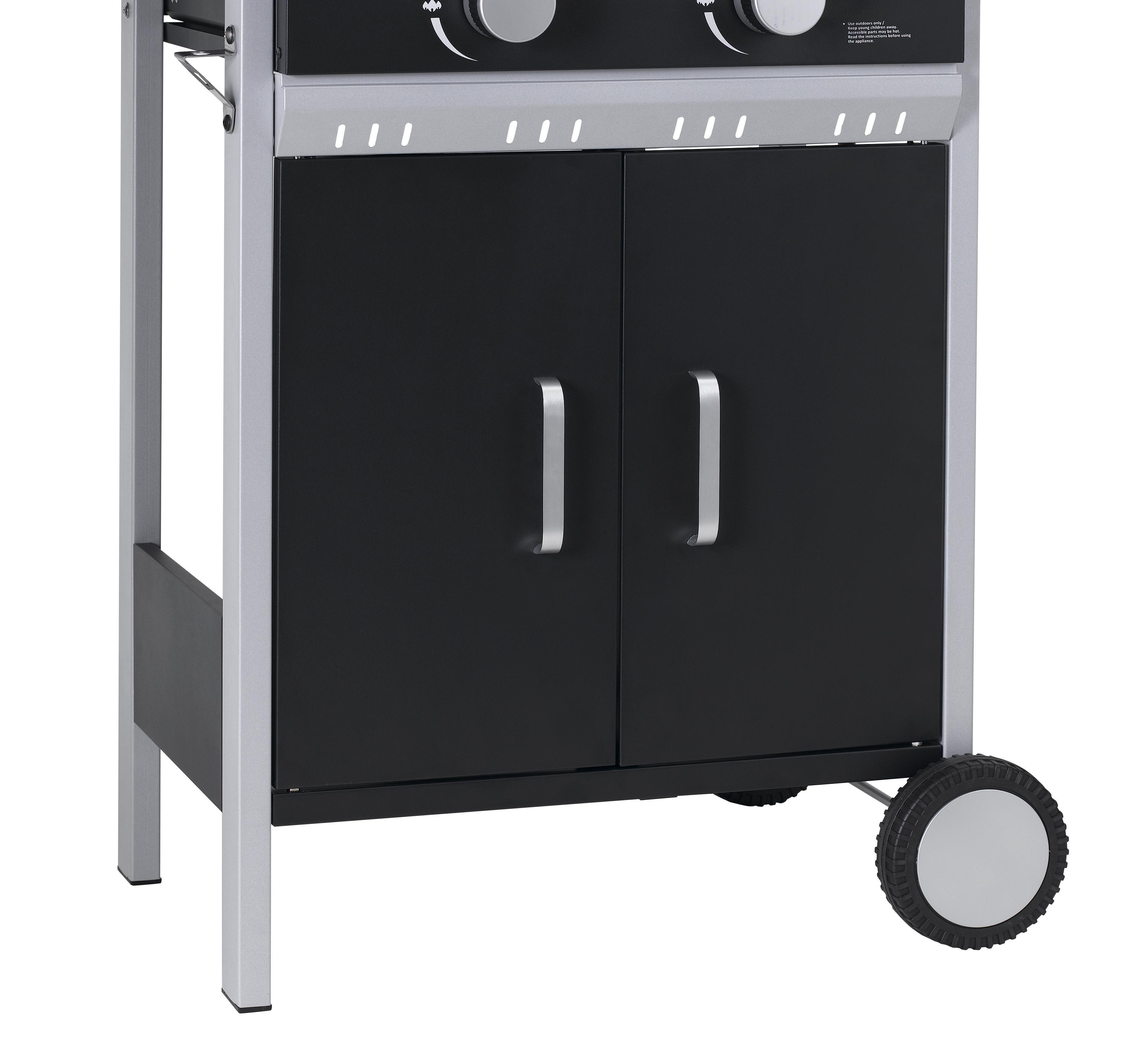 TEPRO 3161 Tiverton Gasgrill, Schwarz/Hellgrau (7000 Watt)
