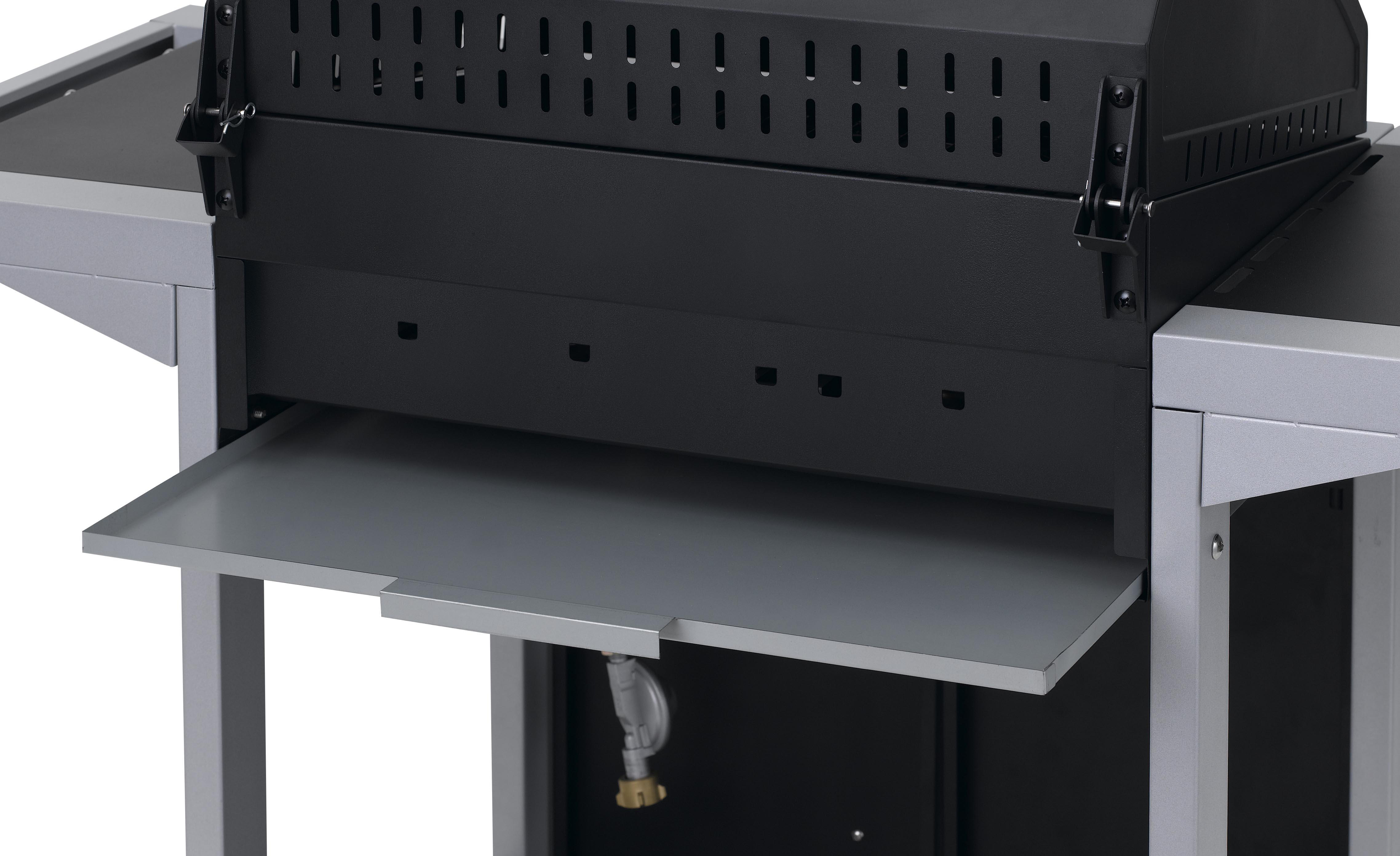 TEPRO 3161 Tiverton Gasgrill, Schwarz/Hellgrau (7000 Watt)