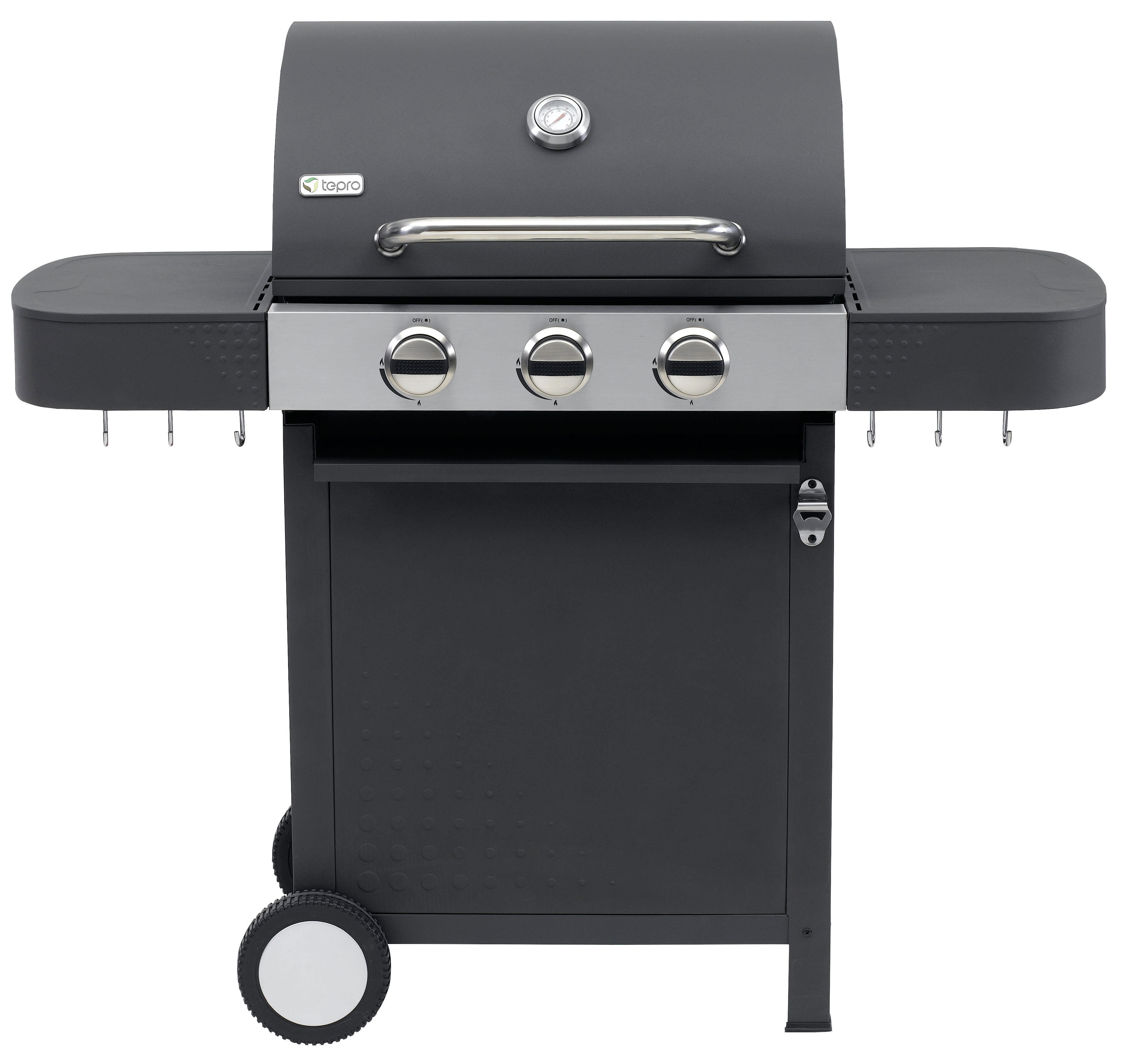 TEPRO 3166N Medford Gasgrill, Anthrazit/Silber (9900 Watt)