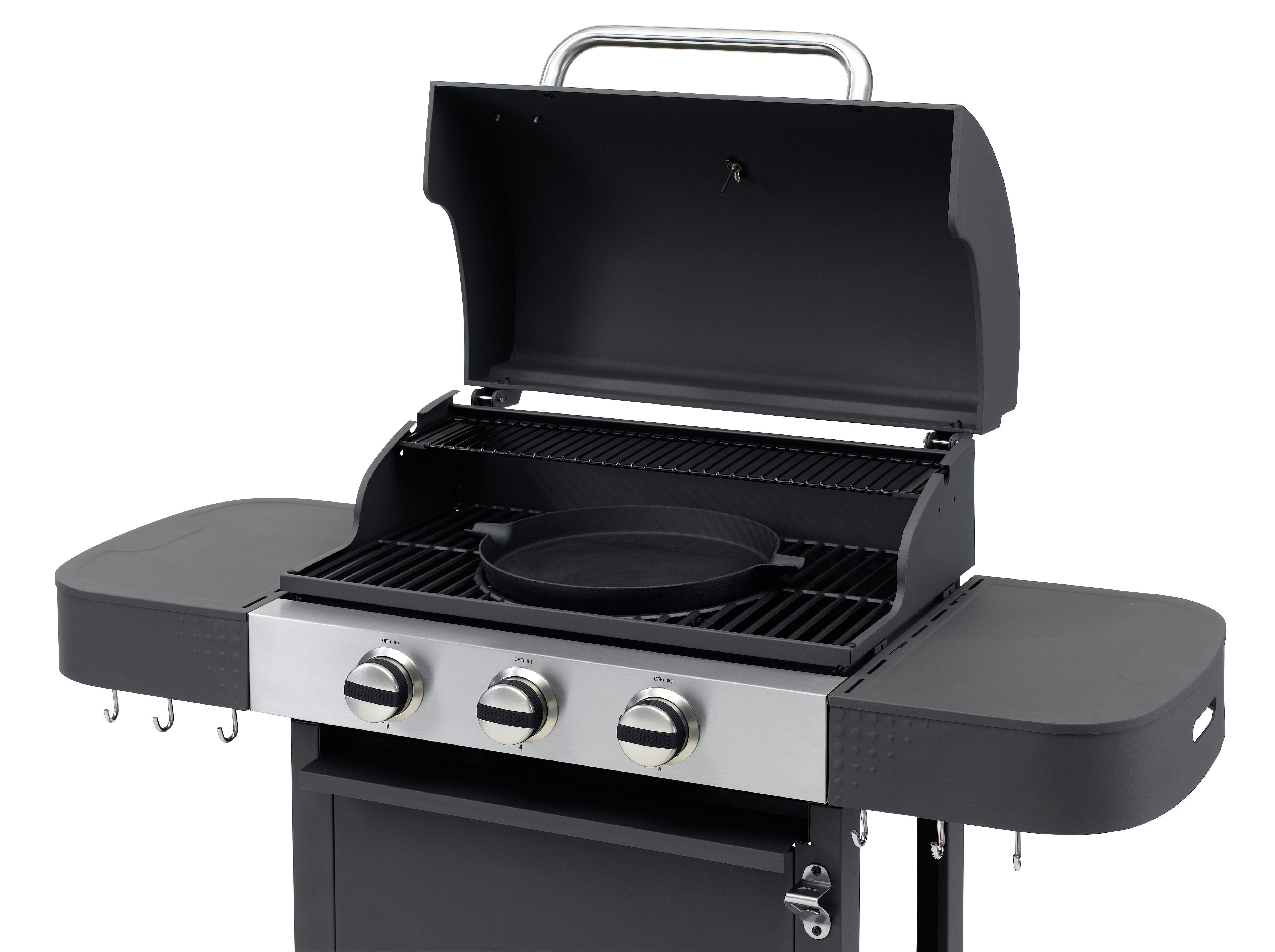 TEPRO 3166N Medford Gasgrill, Anthrazit/Silber (9900 Watt)