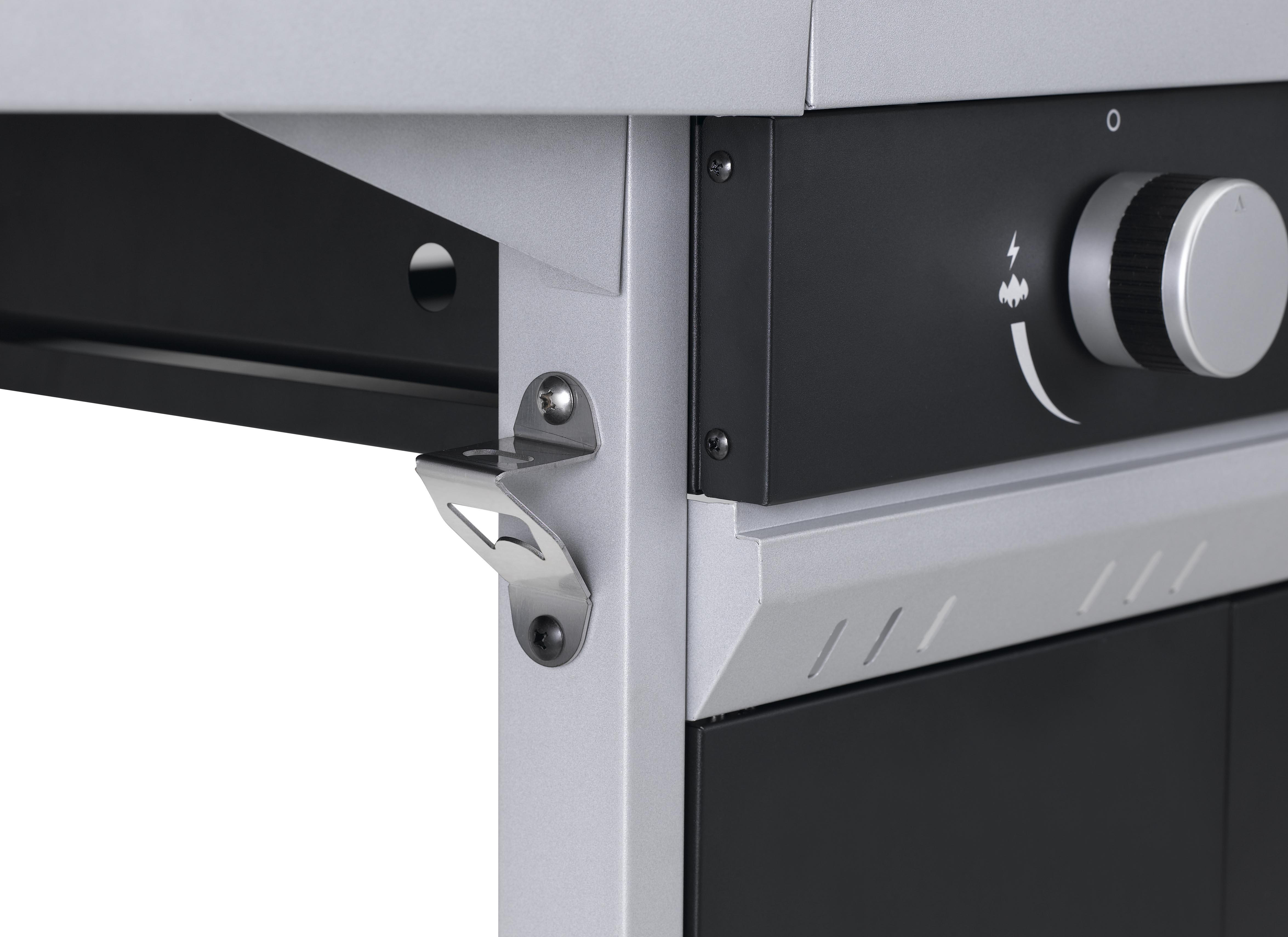 TEPRO 3161 Tiverton Gasgrill, Schwarz/Hellgrau (7000 Watt)
