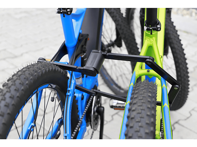 FISCHER 50385 Faltschloss Fahrradschloss (Schwarz)