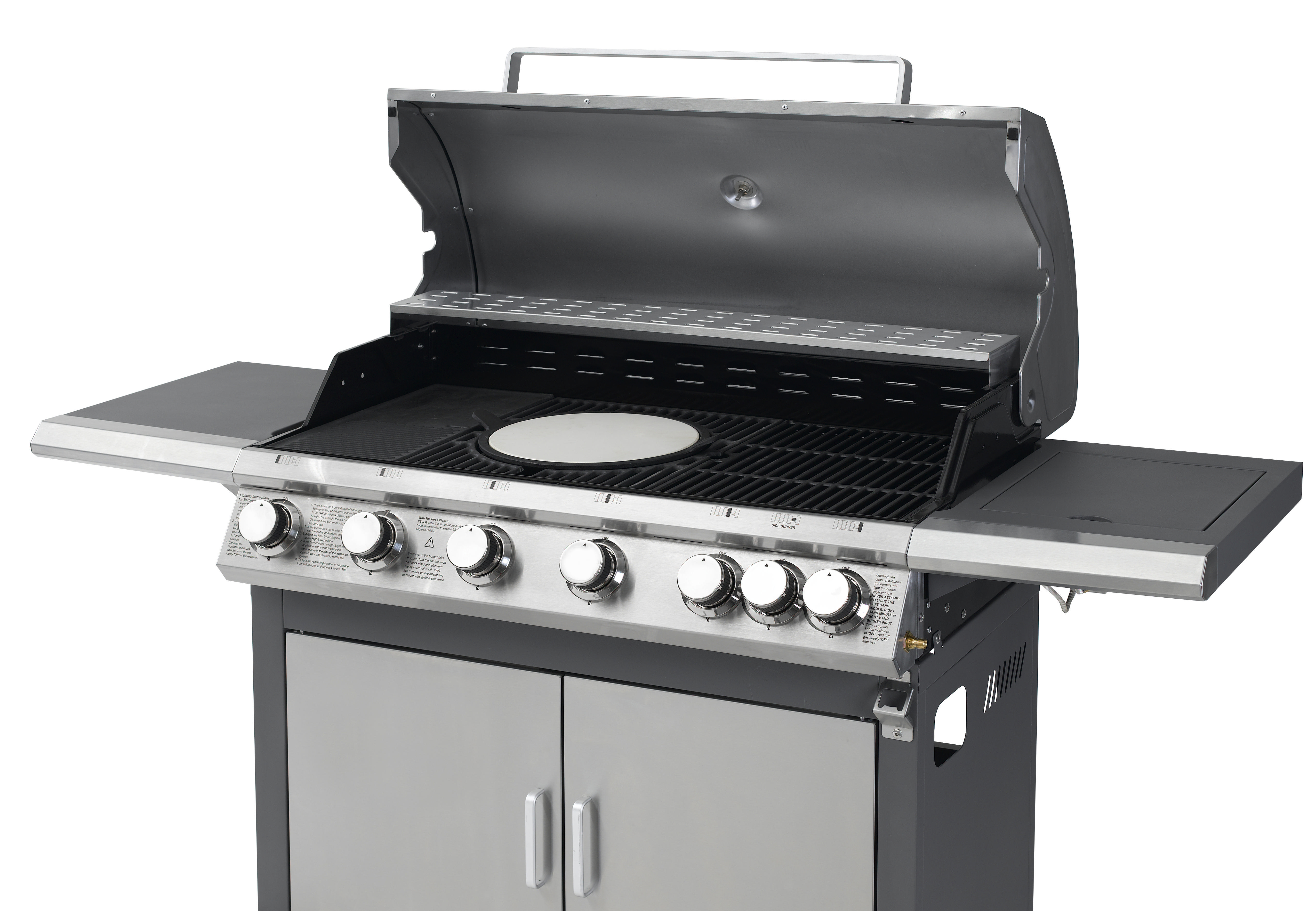 TEPRO 3177 Highview Gasgrill, Anthrazit/Edelstahl (22050 Watt)
