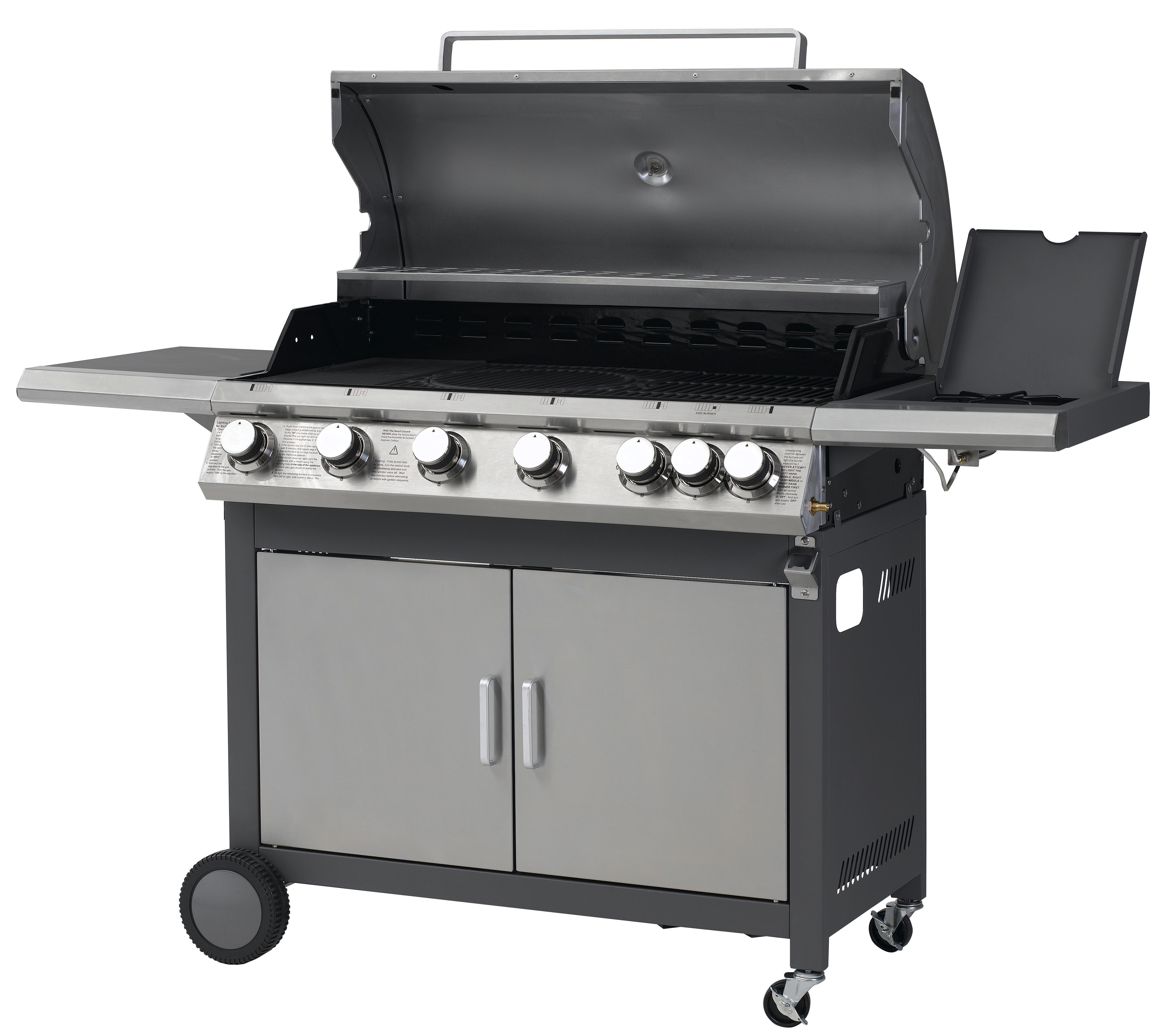 TEPRO 3177 Highview Gasgrill, Anthrazit/Edelstahl (22050 Watt)