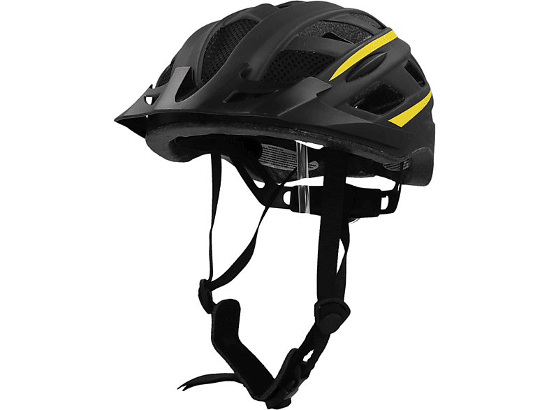 FISCHER 50451 Urban Montis S/M (Fahrradhelm, 52-59 cm, Schwarz/Gelb)