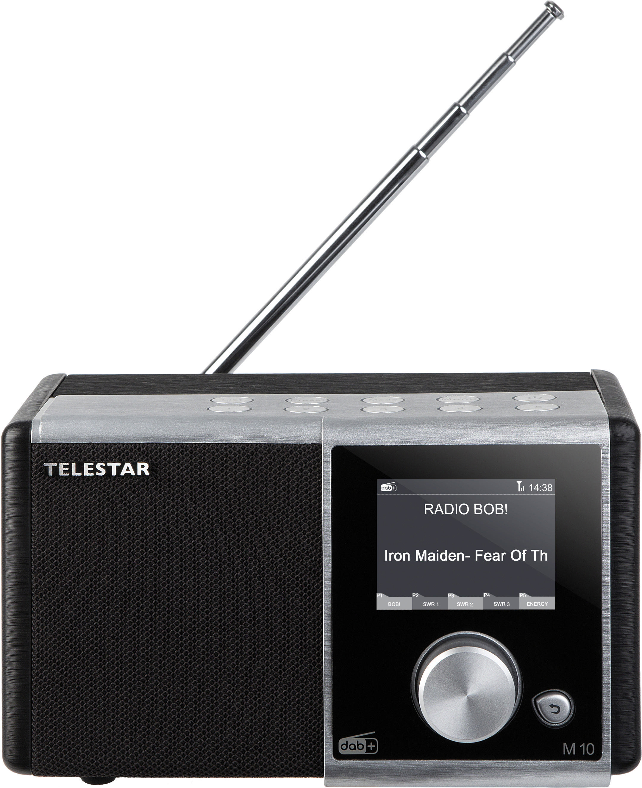 DAB+ DAB, Schwarz/Silber TELESTAR DAB+, FM, Radio, M10 digital,