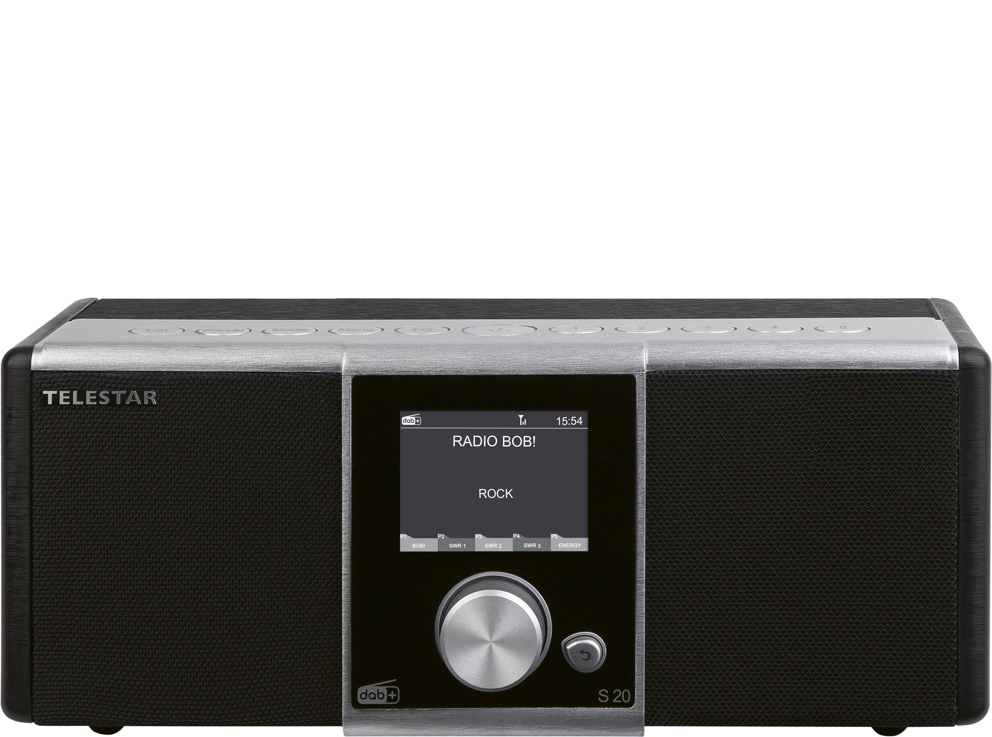 TELESTAR S20 DAB+ Radio, digital , DAB, DAB+, FM, Schwarz/Silber