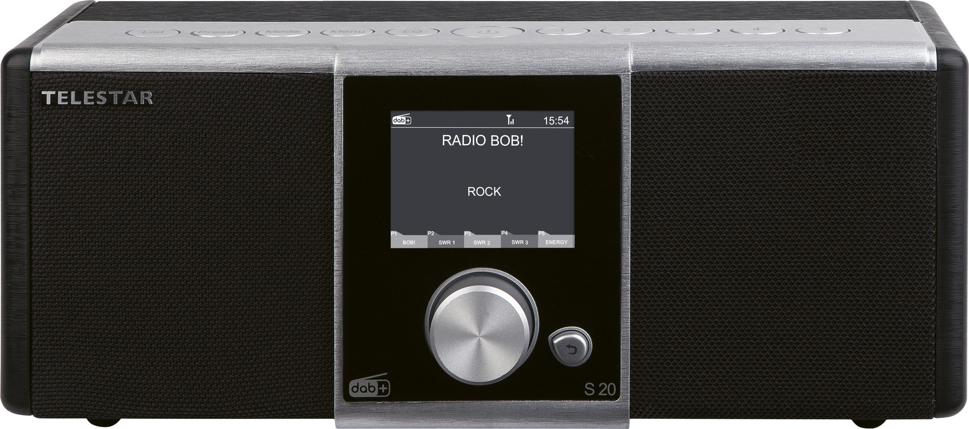 TELESTAR S20 DAB+ Radio, digital , DAB, DAB+, FM, Schwarz/Silber