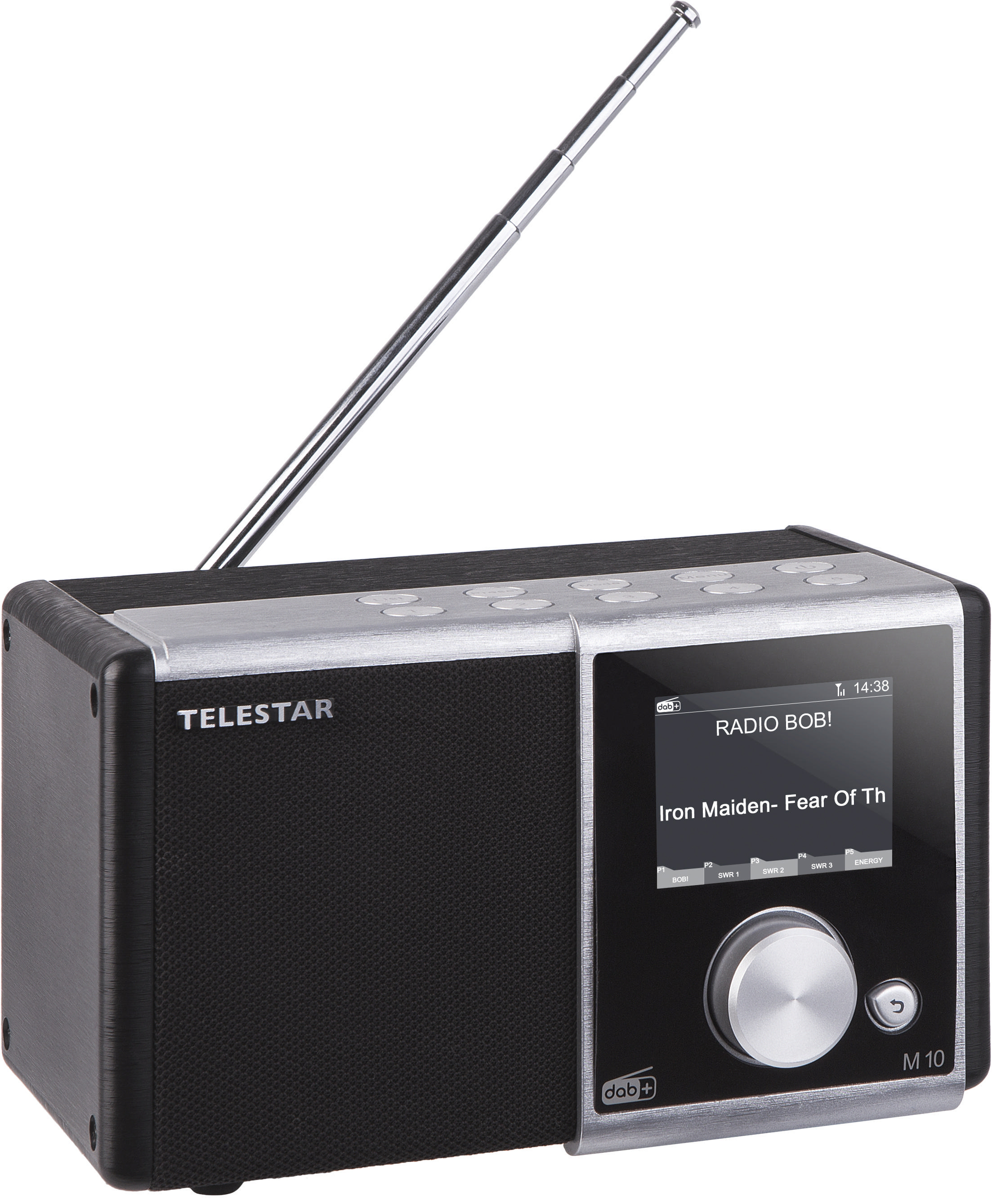 TELESTAR S20 DAB+ Radio, digital , DAB, DAB+, FM, Schwarz/Silber