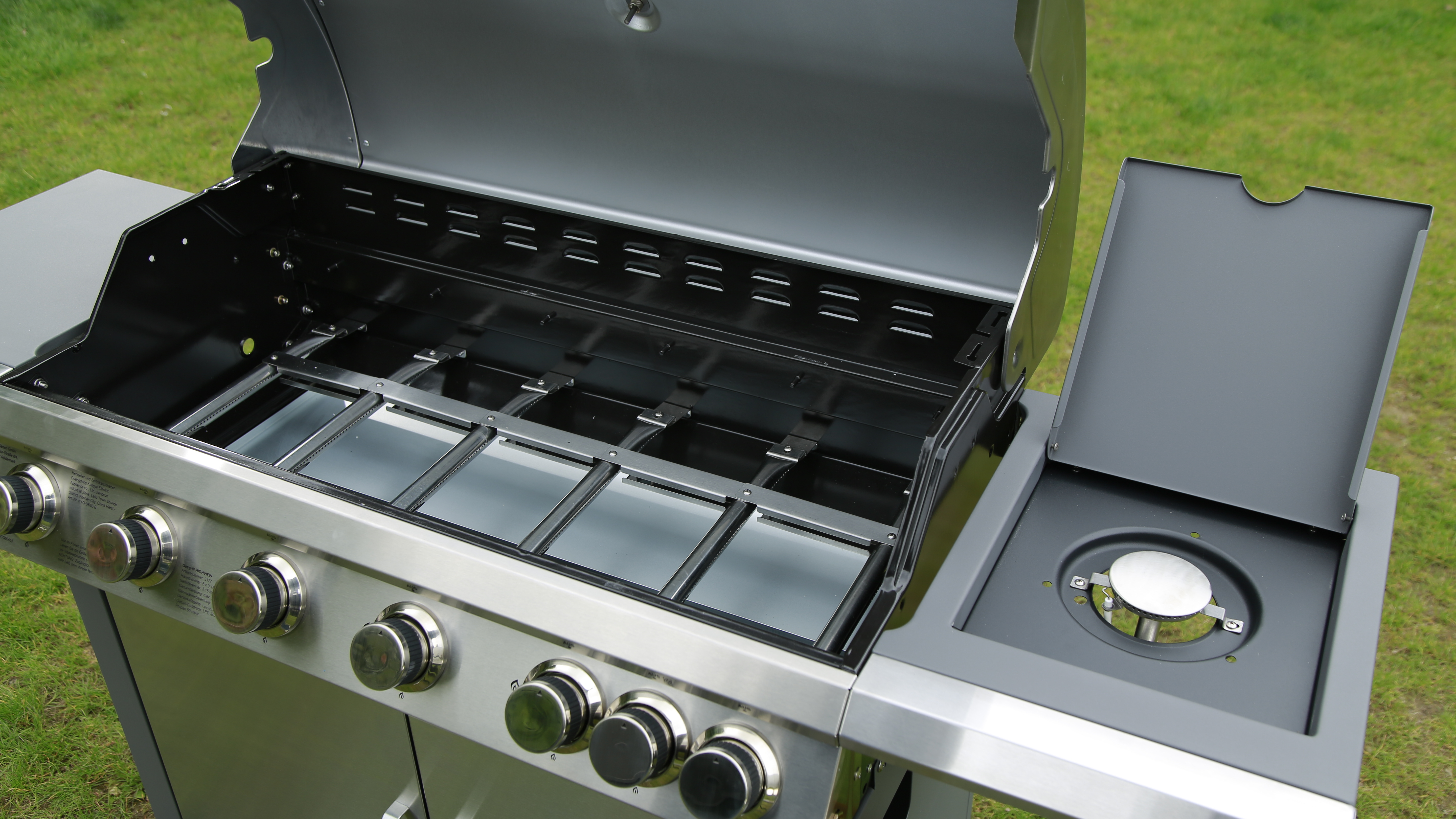 TEPRO 3177 Highview Gasgrill, Anthrazit/Edelstahl (22050 Watt)
