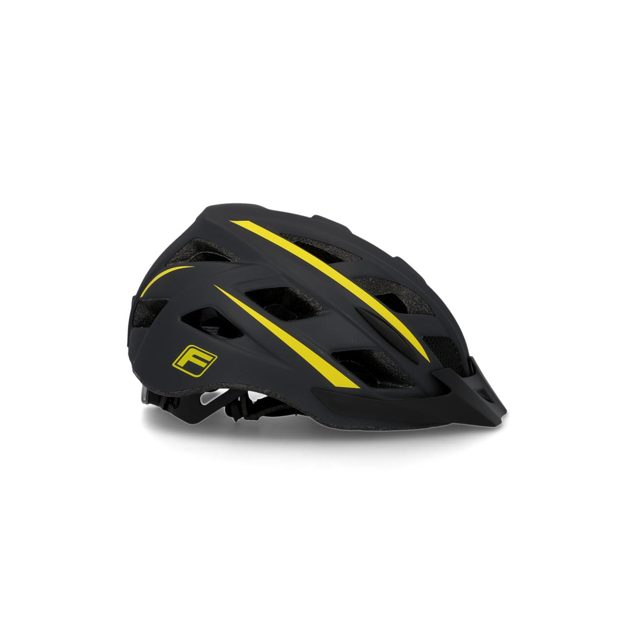 FISCHER 50452 Urban Montis Schwarz/Gelb) cm, L/XL (Fahrradhelm, 58-61