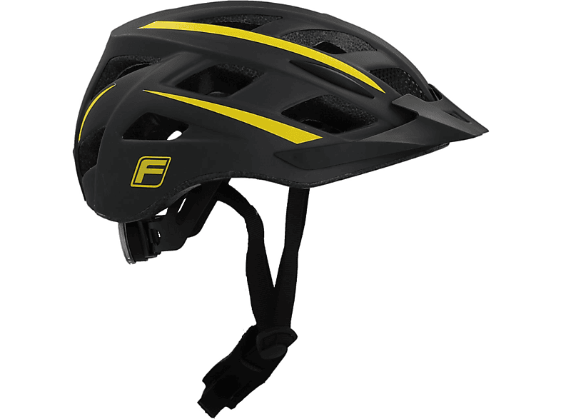 FISCHER 50452 Urban Montis L/XL (Fahrradhelm, 58-61 cm, Schwarz/Gelb)