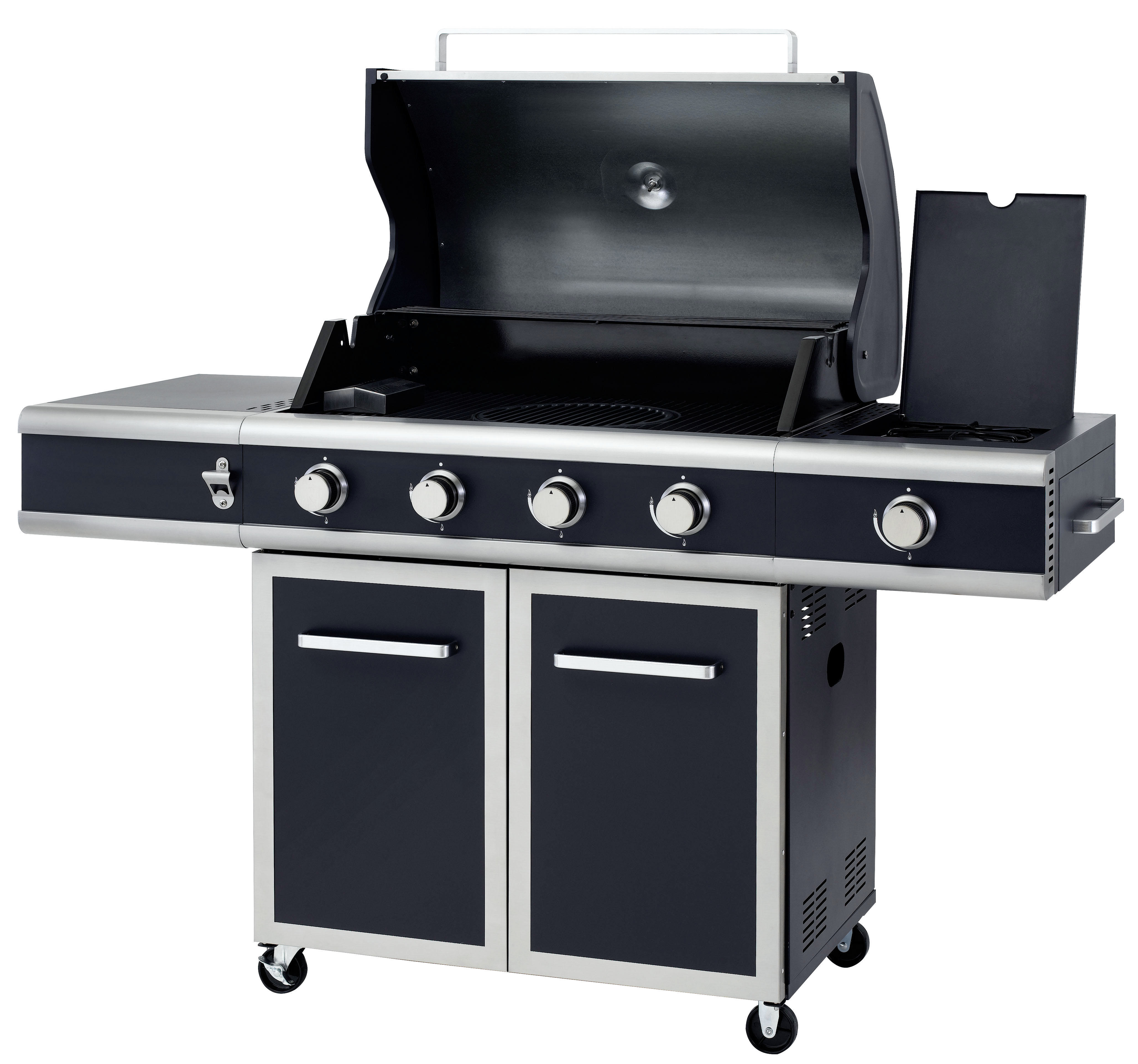 TEPRO 3175 Vancouver Gasgrill, Dunkelblau/Edelstahl (16900 Watt)