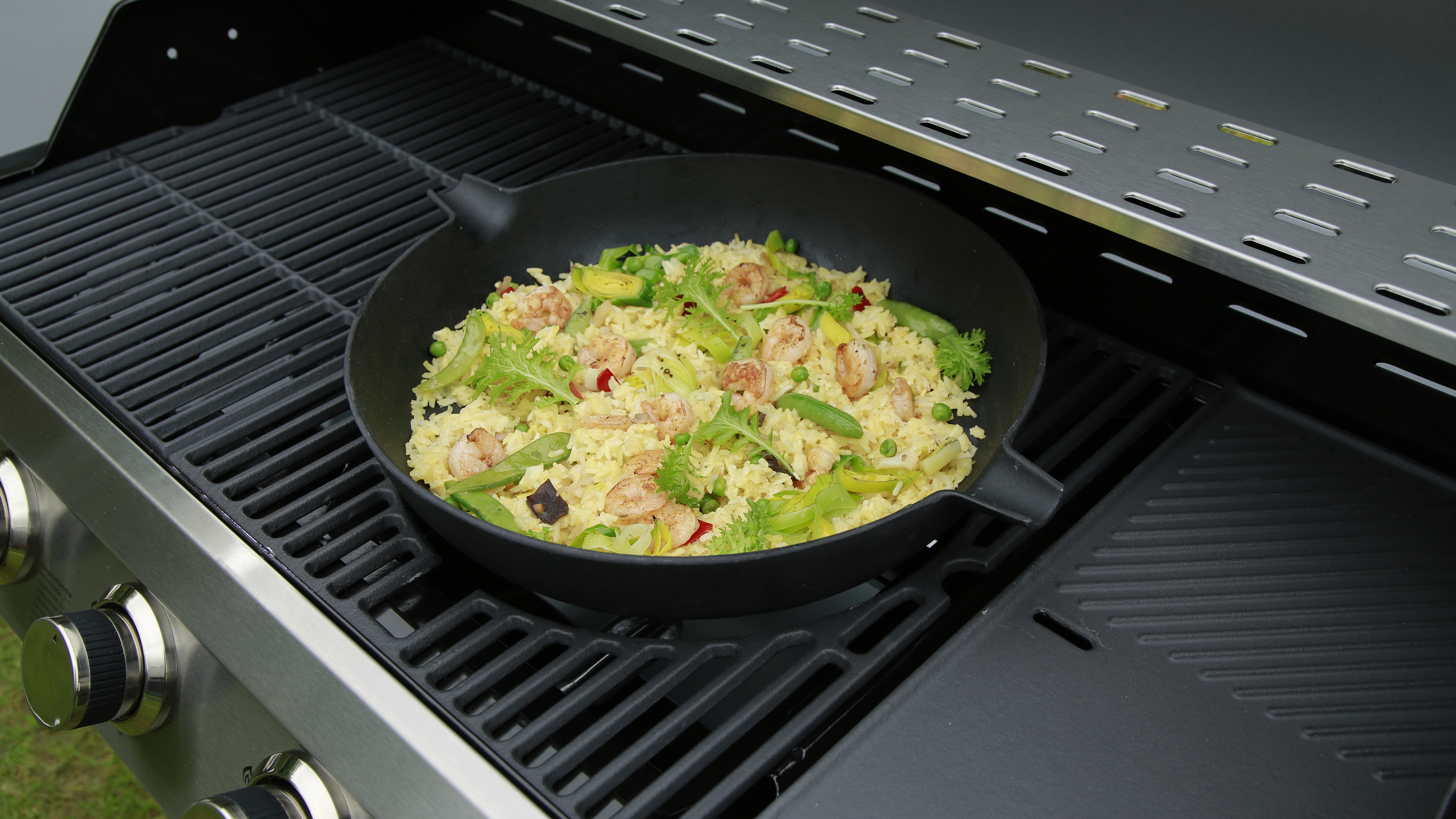 TEPRO 3177 Highview Gasgrill, Anthrazit/Edelstahl (22050 Watt)