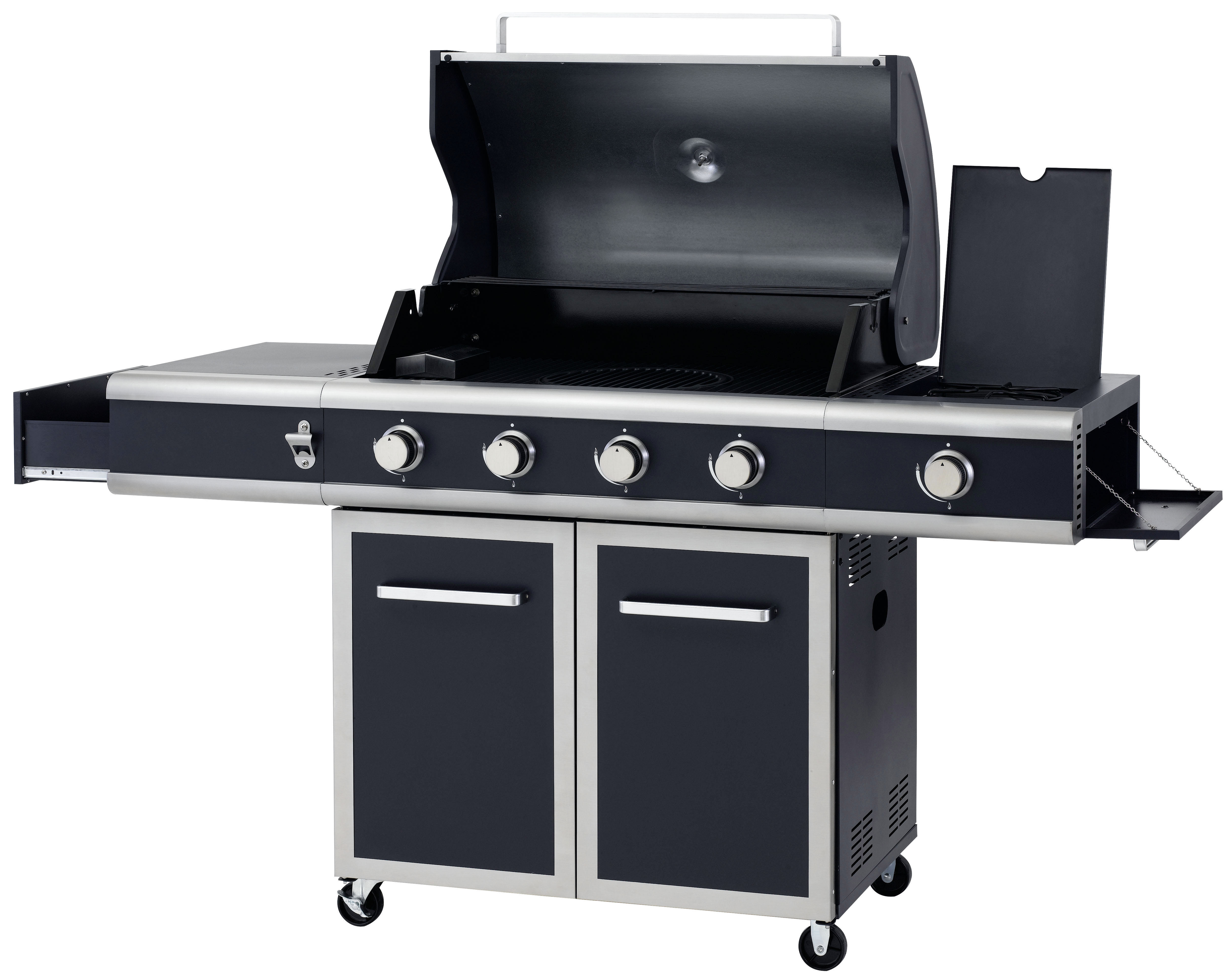 TEPRO 3175 Vancouver Gasgrill, Dunkelblau/Edelstahl (16900 Watt)