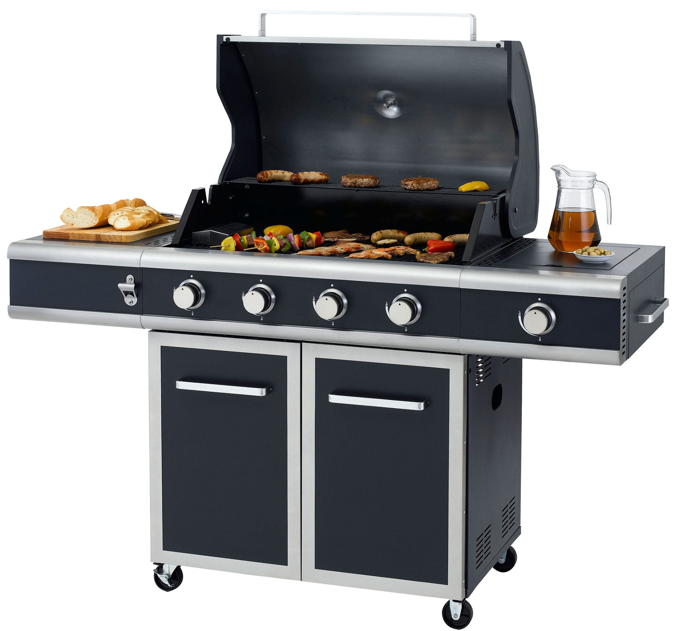 TEPRO 3175 Vancouver Gasgrill, Dunkelblau/Edelstahl (16900 Watt)