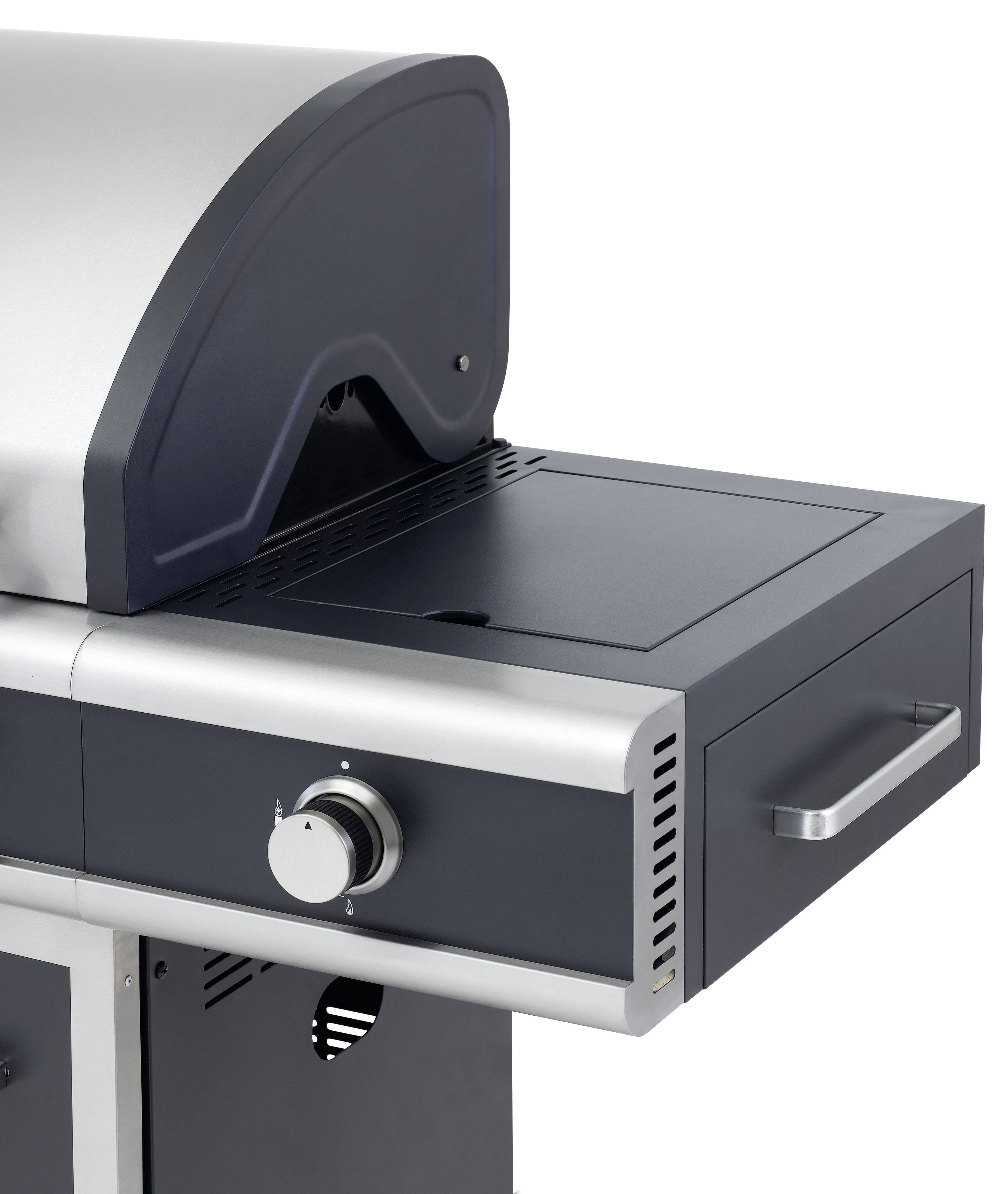 TEPRO 3175 Vancouver Gasgrill, Dunkelblau/Edelstahl (16900 Watt)