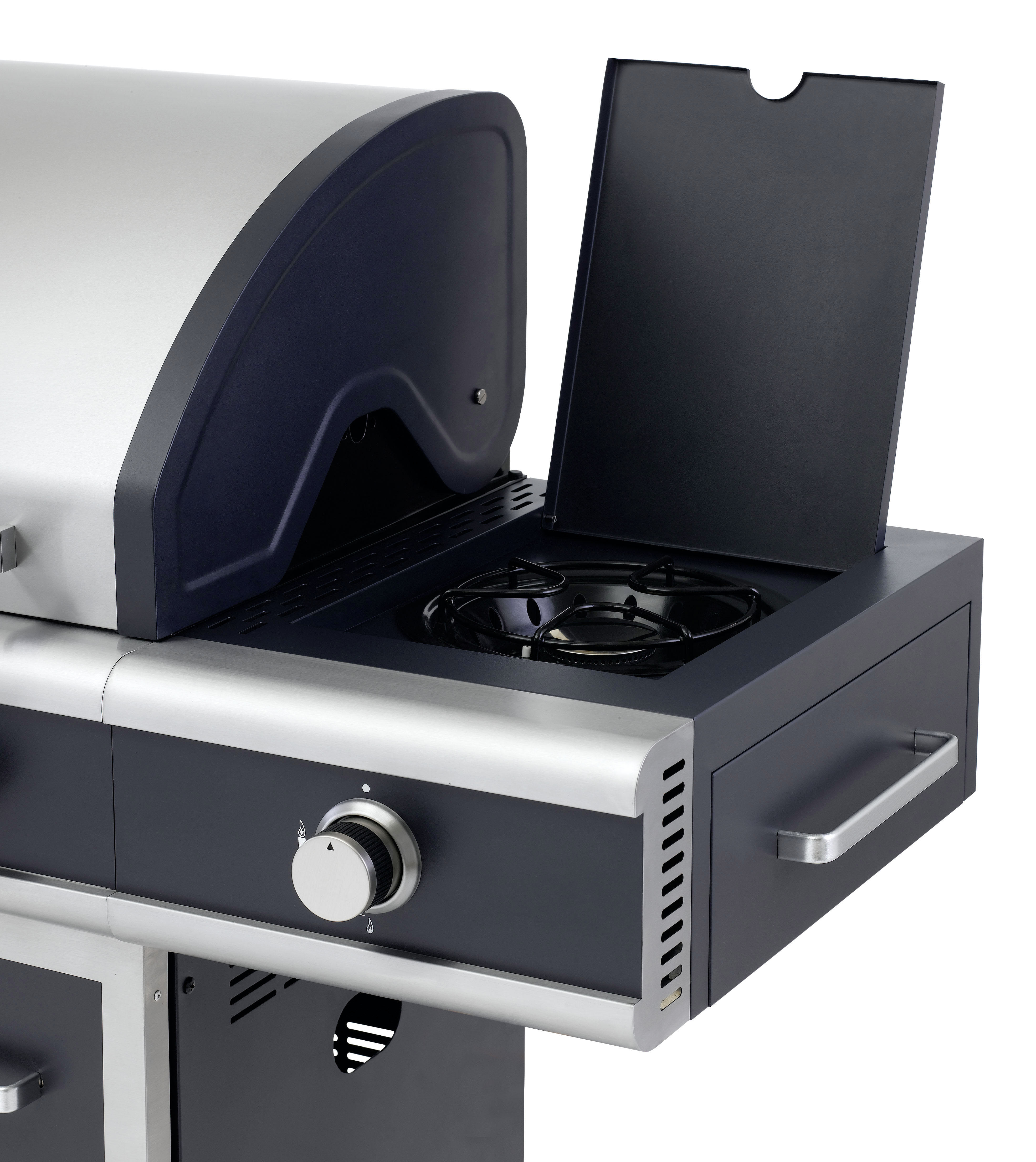 TEPRO 3175 Vancouver Gasgrill, Dunkelblau/Edelstahl (16900 Watt)
