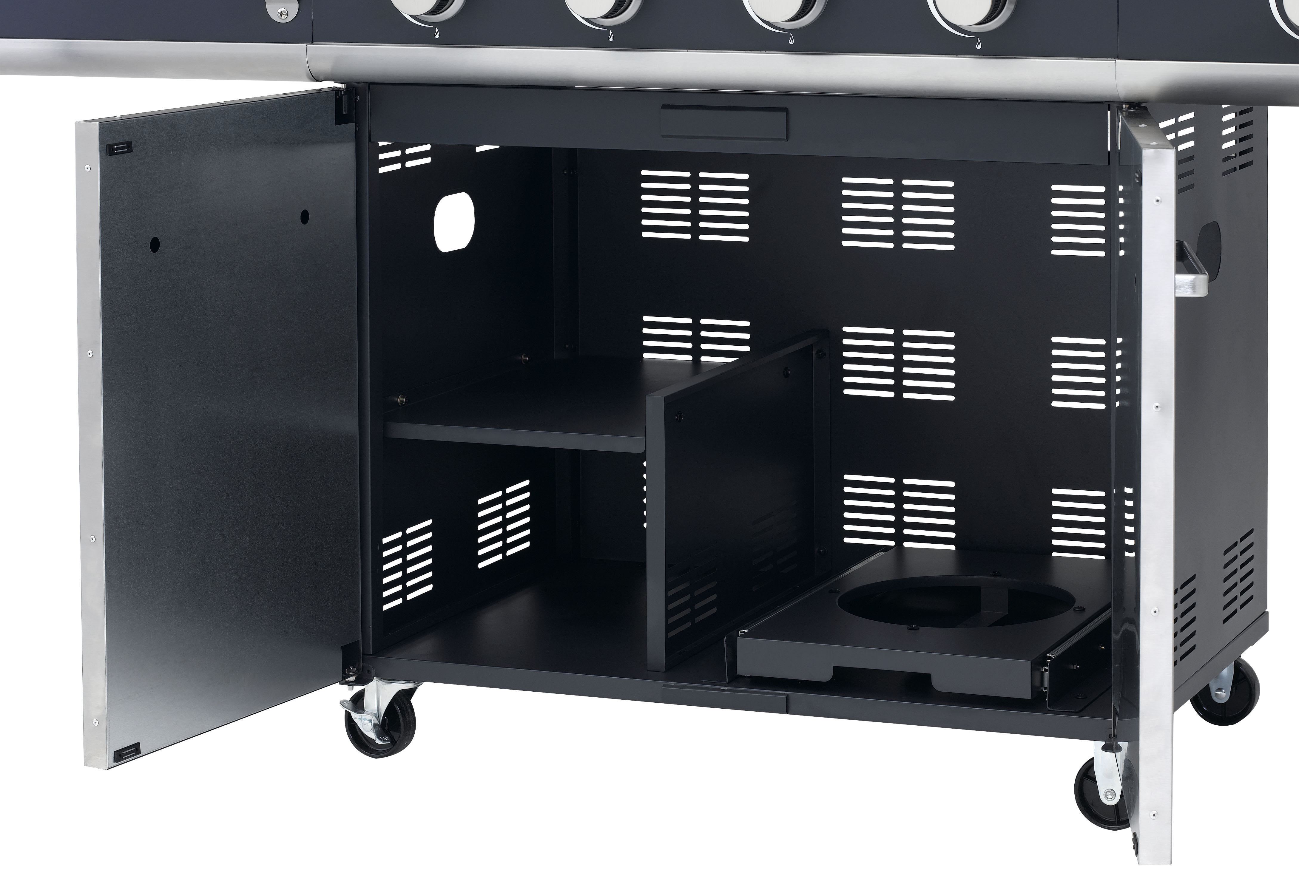 TEPRO 3175 Vancouver Gasgrill, Dunkelblau/Edelstahl (16900 Watt)
