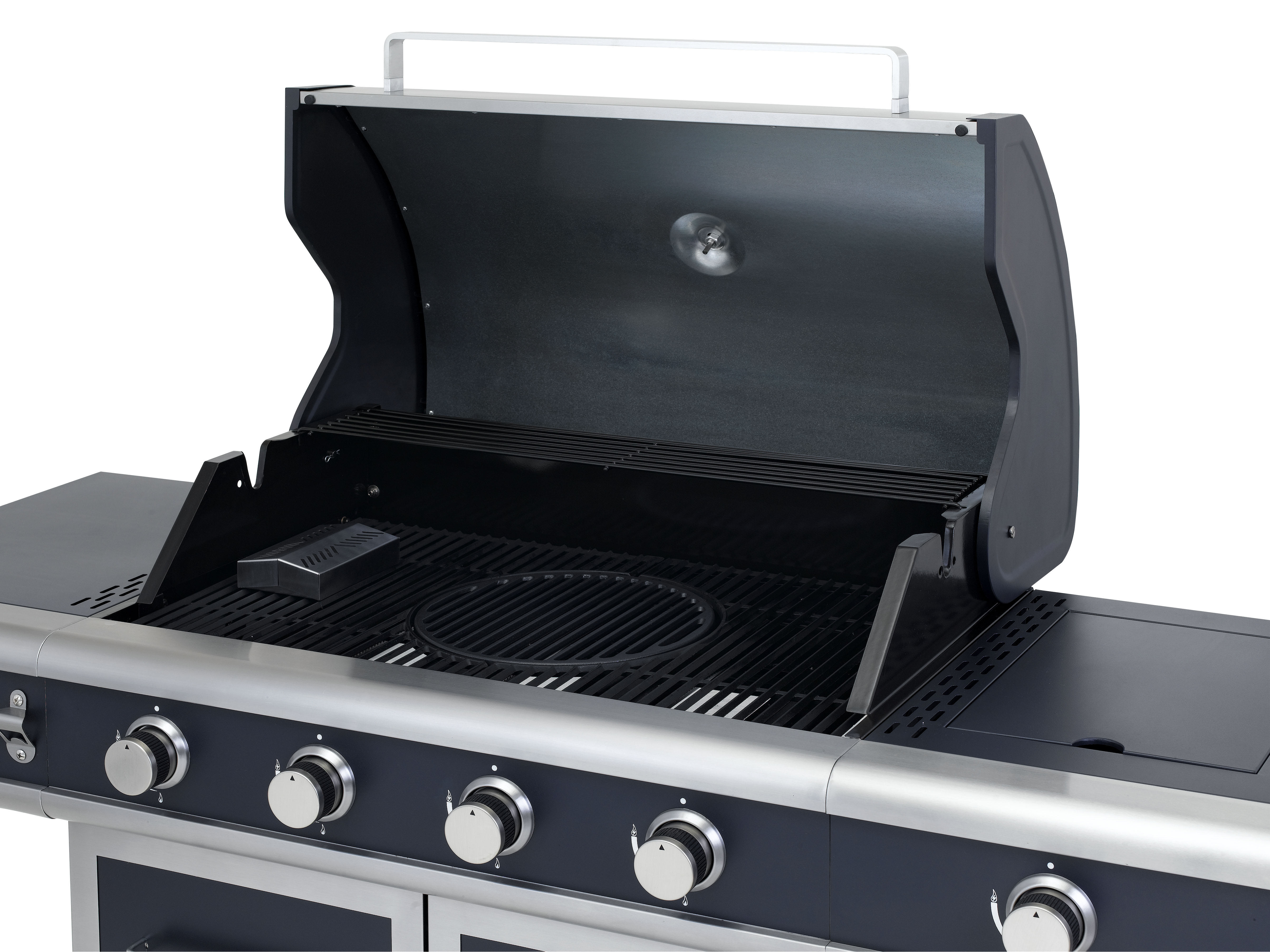 TEPRO 3175 Vancouver Gasgrill, Dunkelblau/Edelstahl (16900 Watt)