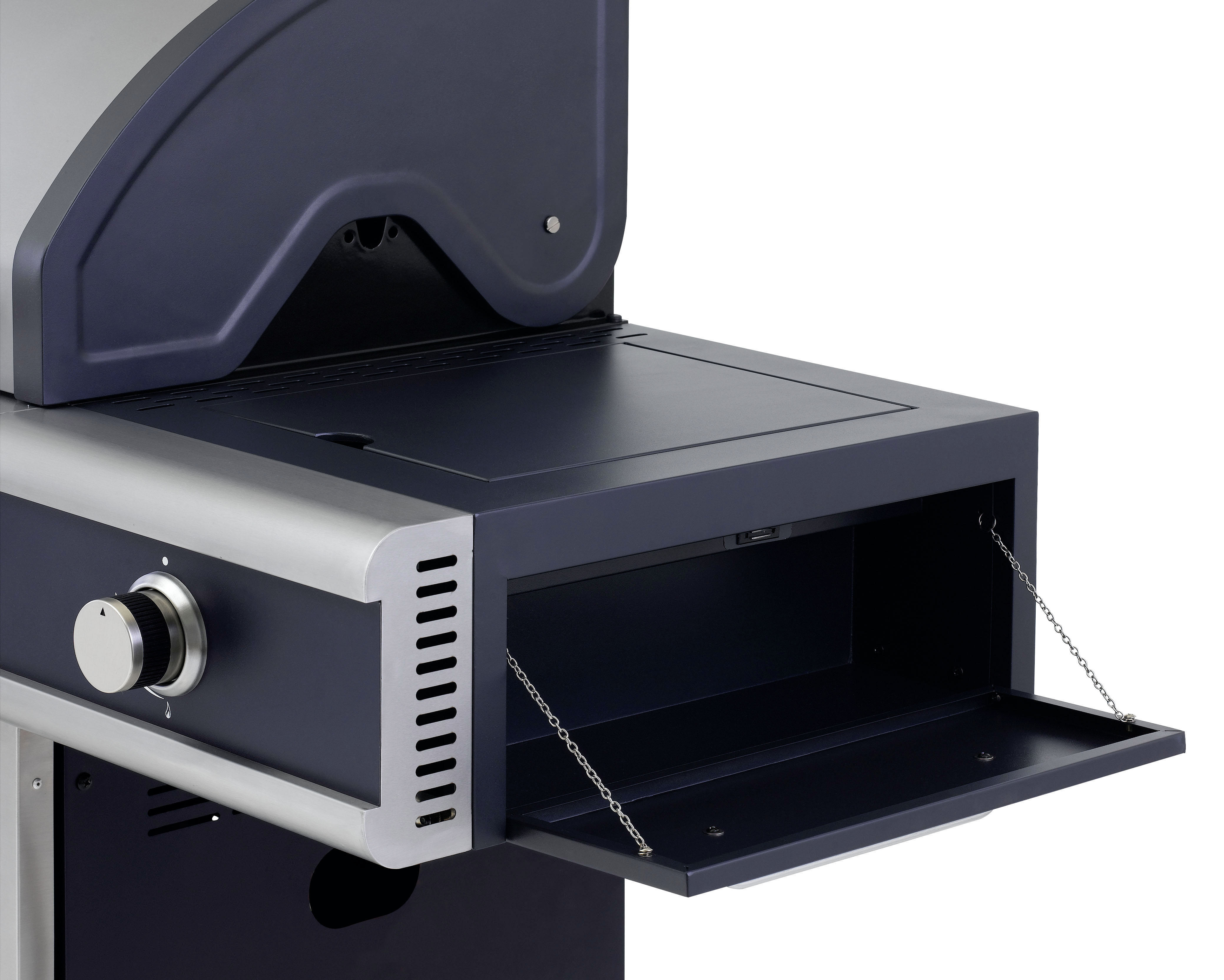 TEPRO 3175 Vancouver Gasgrill, Dunkelblau/Edelstahl (16900 Watt)