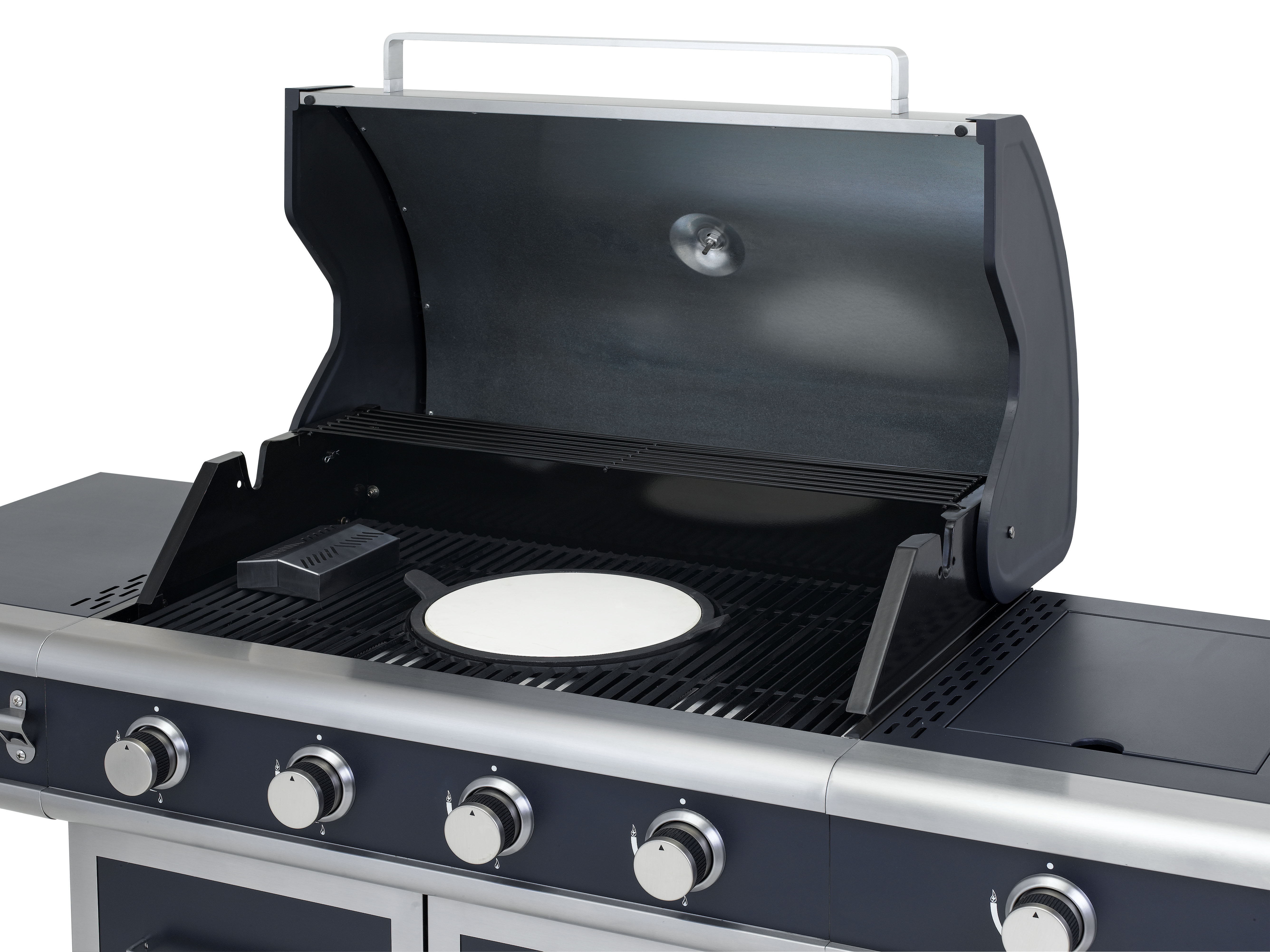 TEPRO 3175 Vancouver Gasgrill, Dunkelblau/Edelstahl (16900 Watt)