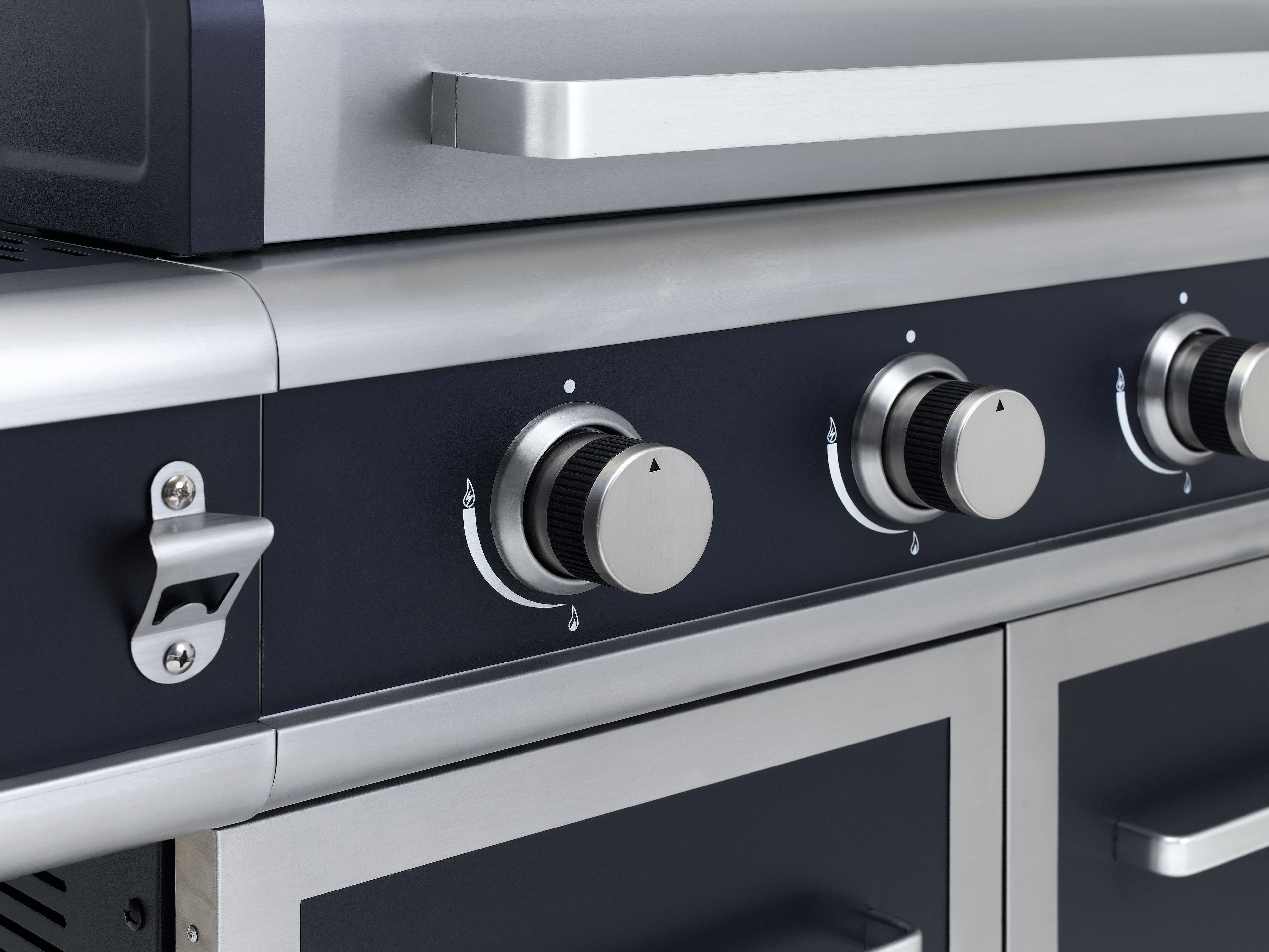 TEPRO 3175 Vancouver Gasgrill, Dunkelblau/Edelstahl (16900 Watt)