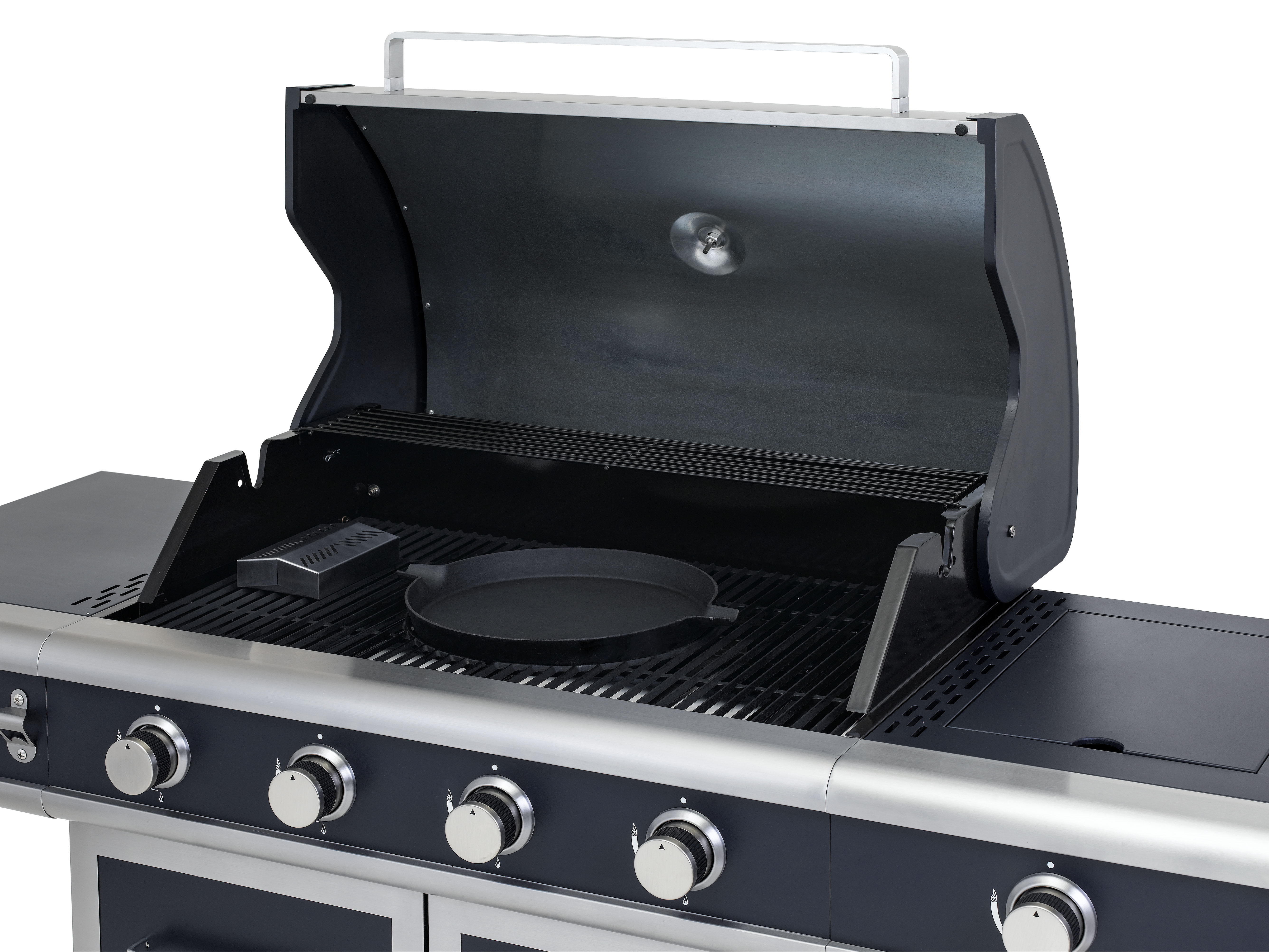 TEPRO 3175 Vancouver Gasgrill, Dunkelblau/Edelstahl (16900 Watt)