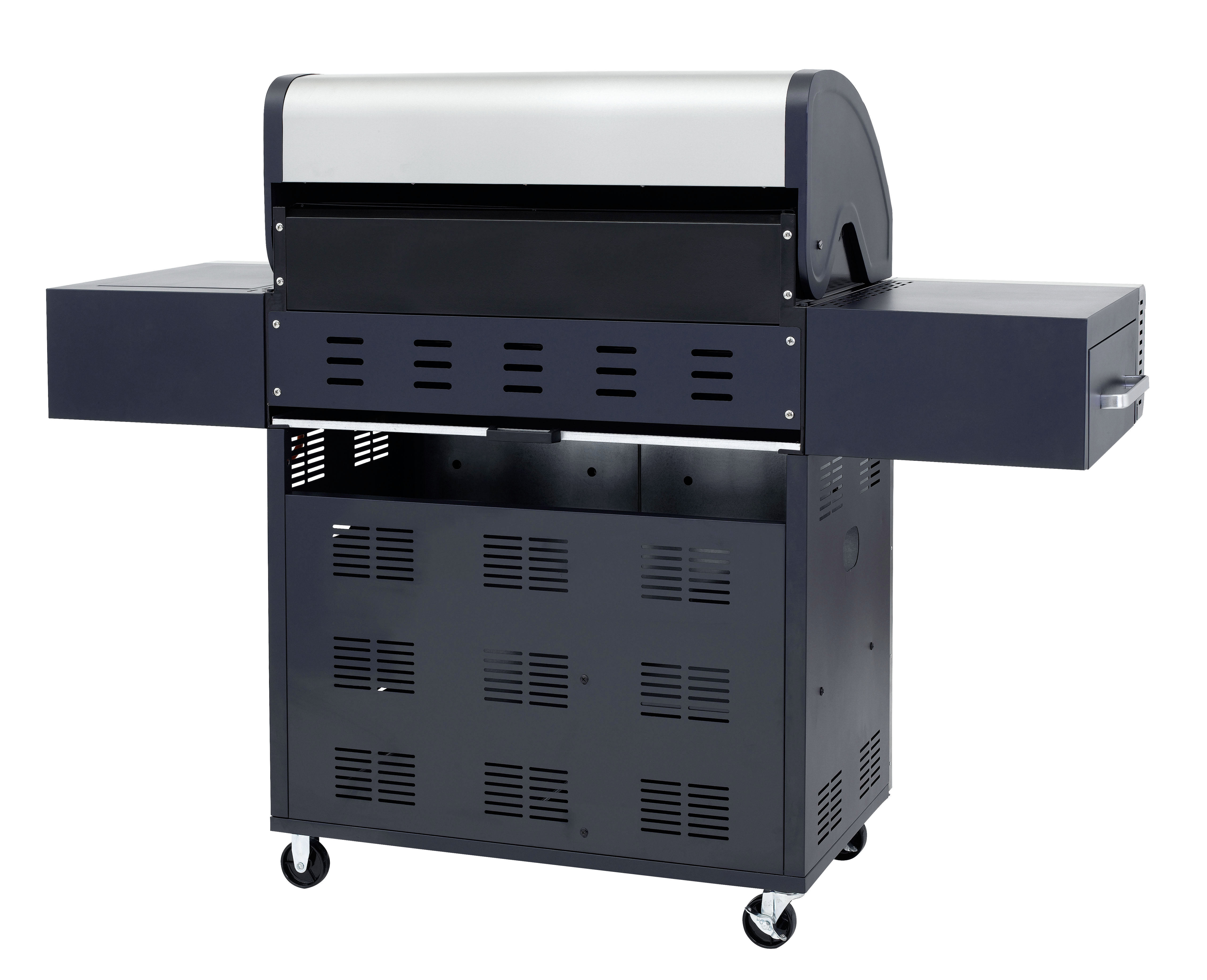 TEPRO 3175 Vancouver Gasgrill, Dunkelblau/Edelstahl (16900 Watt)