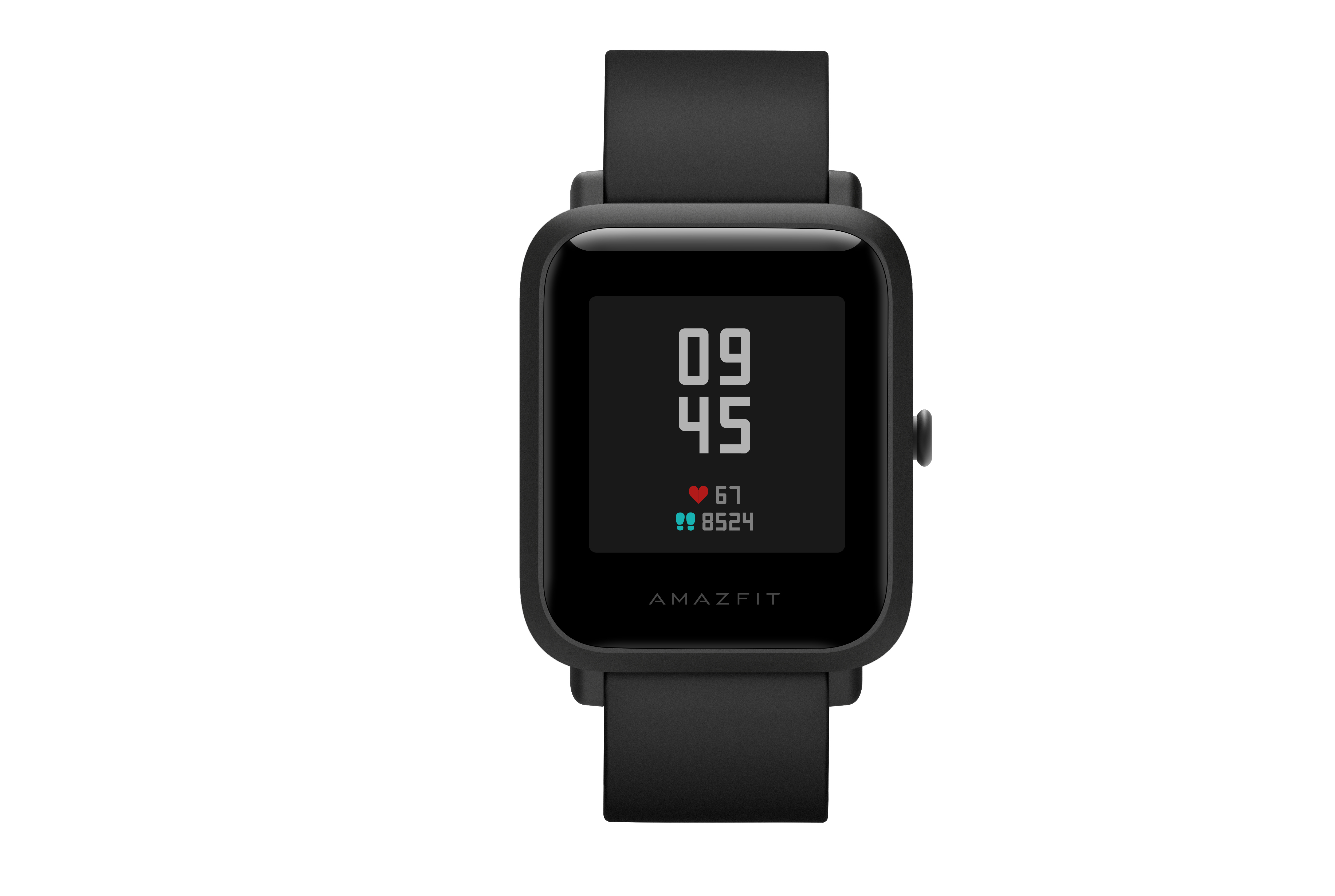 AMAZFIT BIP S, Smartwatch, 85 Carbon mm Black 110 mm, 