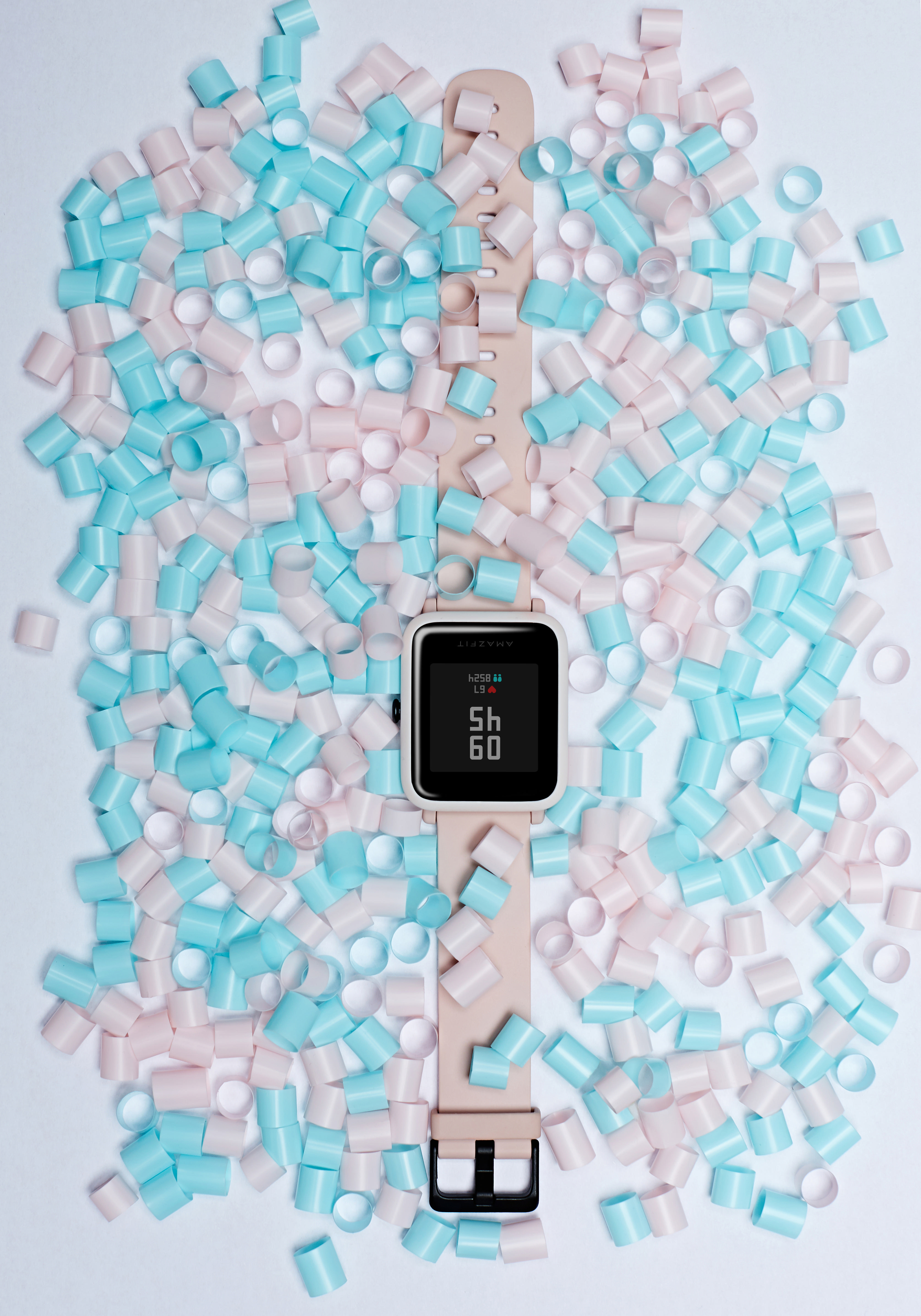 AMAZFIT BIP S, Smartwatch, 85 mm + 110 mm, Warm Pink