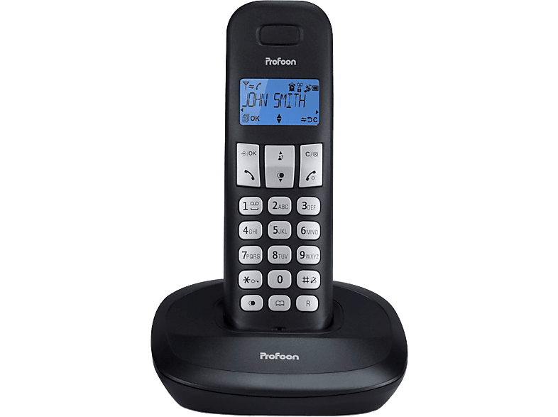 Profoon Draadloze Telefoon Pdx-1100 Zwart Mono