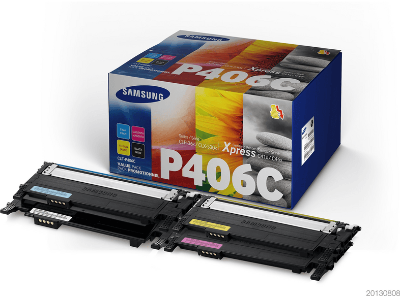 S-PRINT CLT-P406C Rainbow Kit (SU375A); Original Toner — Foto 4 von 5