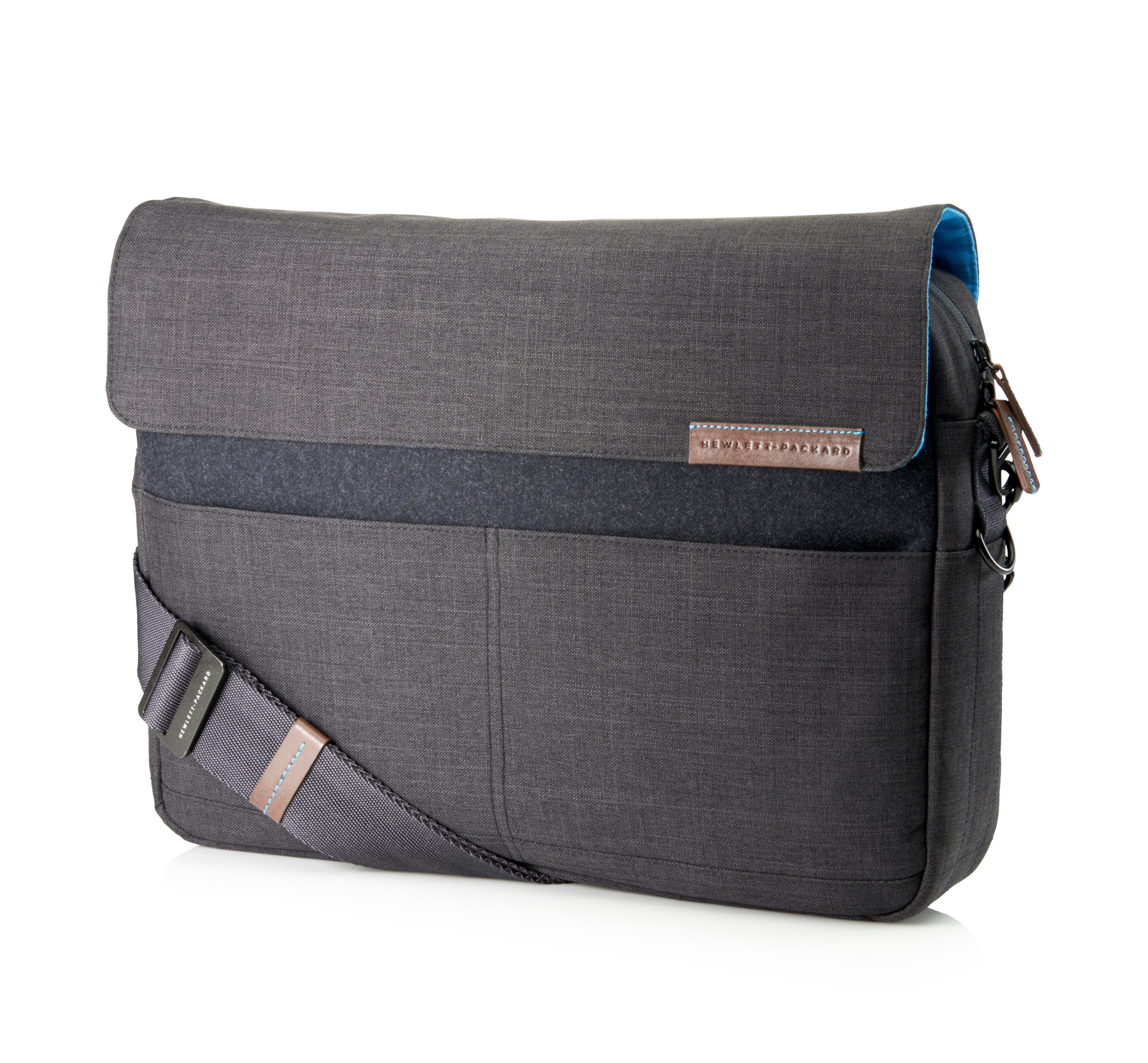 HP J4Y51AA Notebooktasche Umhängetasche für Universal, Braun/Grau