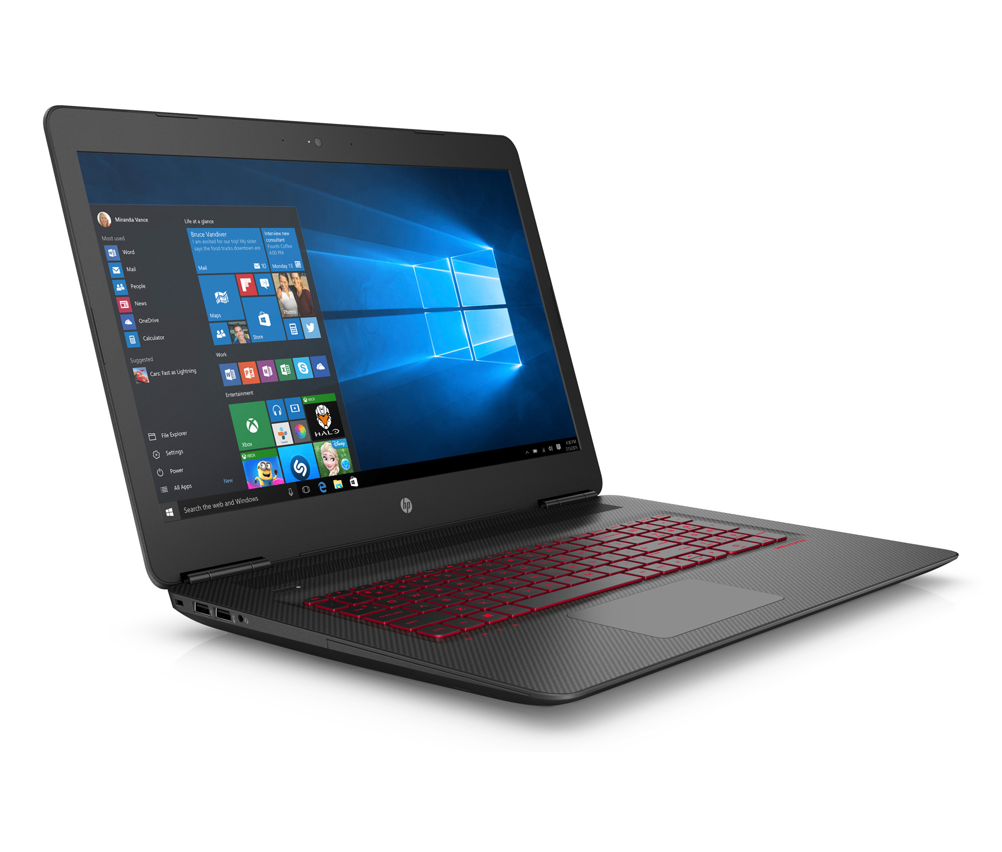 HP OMEN 17-w003ng - 17,3 Zoll - Intel® Core™ i7 i7-6700HQ - 8 GB - 1 TB - NVIDIA - Windows 10 Home (64 Bit)