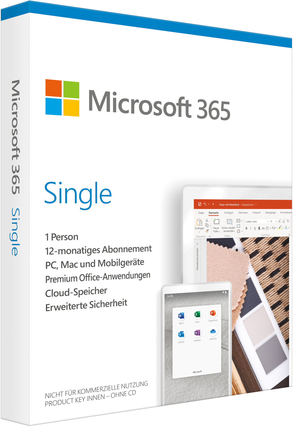Microsoft 365 Personnel GER 12 mois (+3 mois extra si acheté ensemble avec un laptop*)