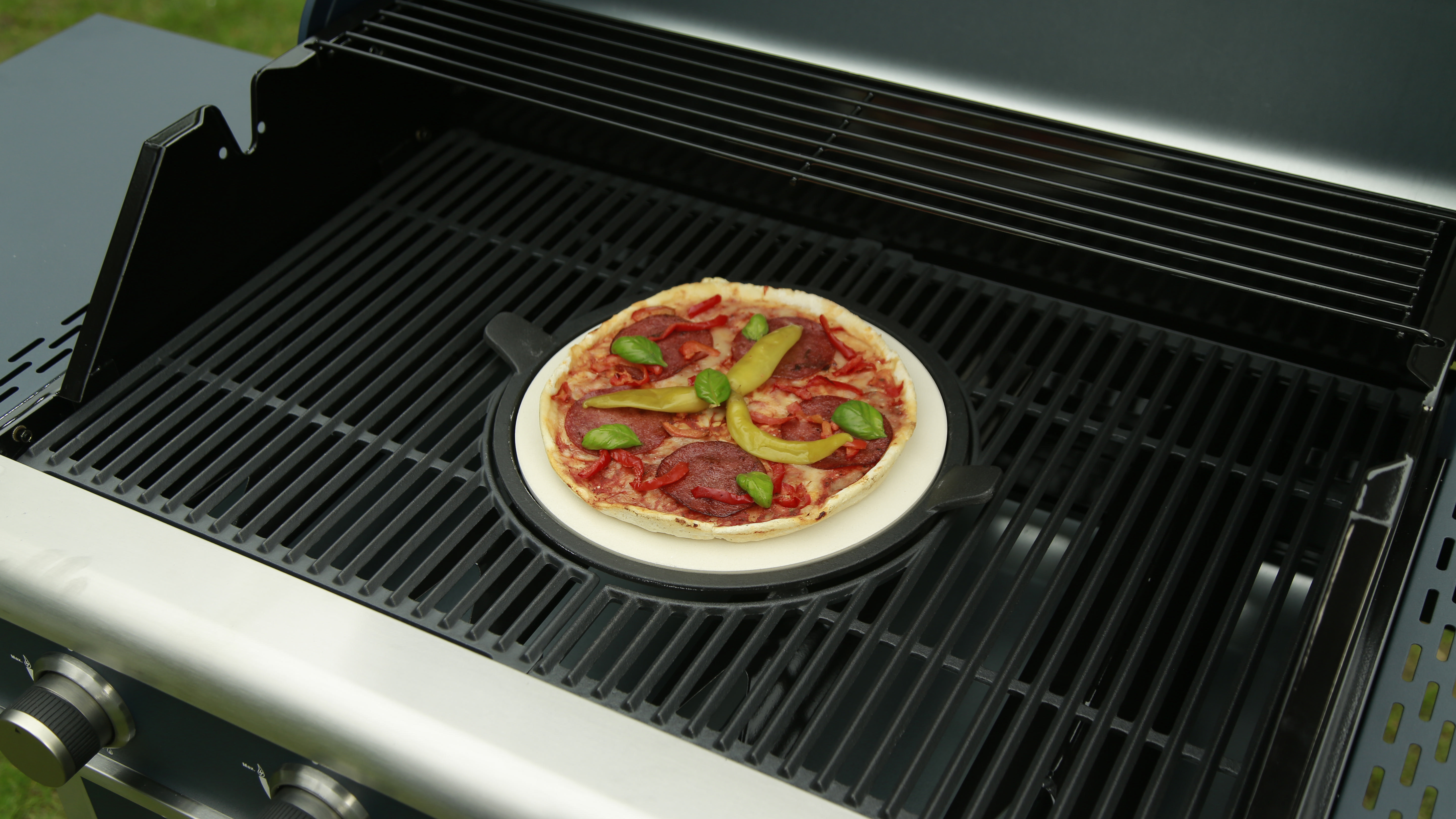 TEPRO 3175 Vancouver Gasgrill, Dunkelblau/Edelstahl (16900 Watt)