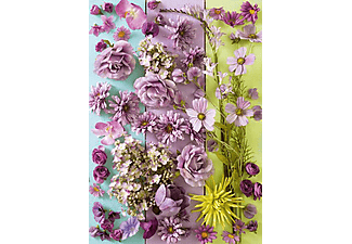 SCHMIDT SPIELE (UE) Violette Blüten Puzzle Mehrfarbig