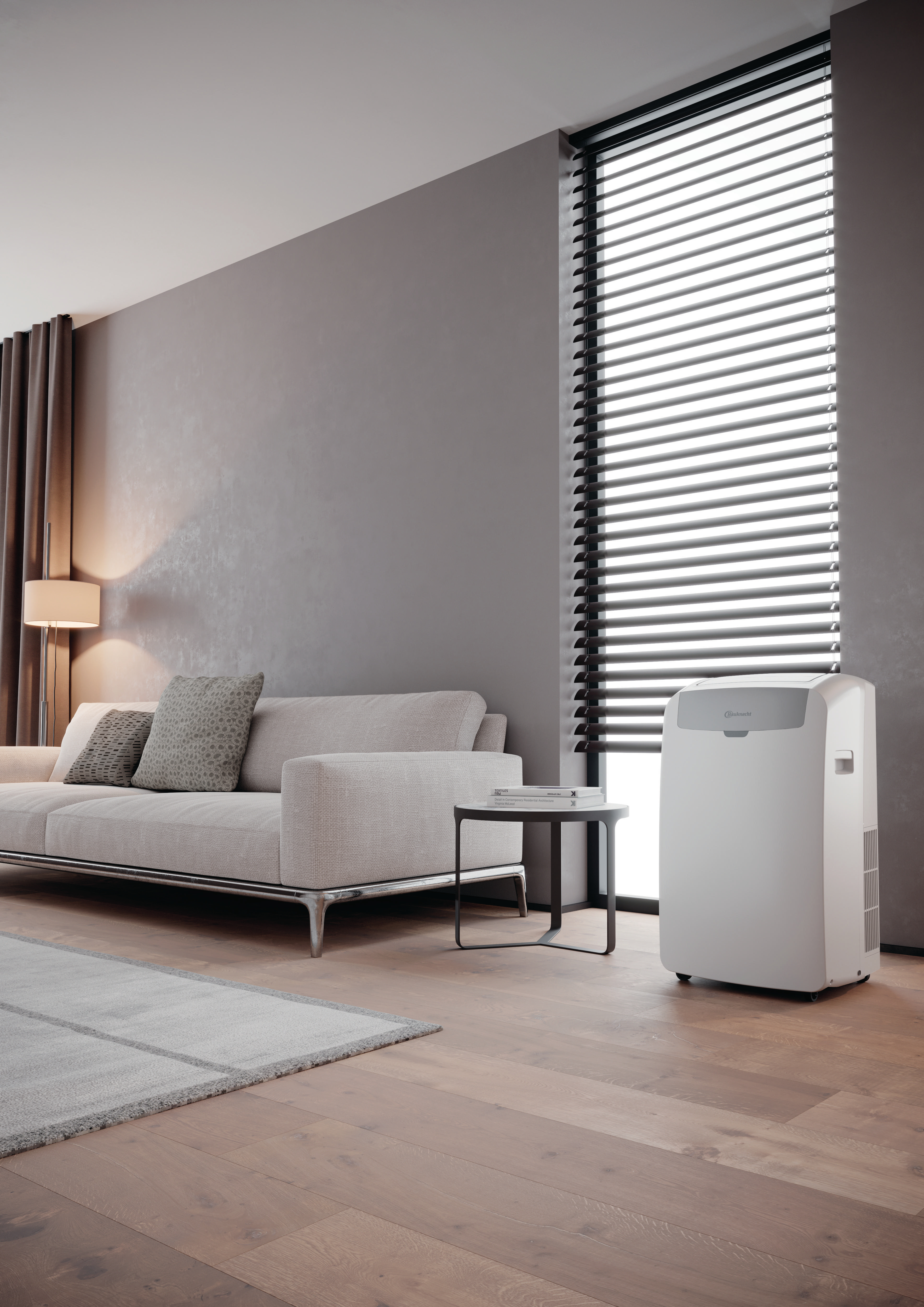 BAUKNECHT PACW29HP BK Klimagerät Weiß (Max. Raumgröße: 30 m², EEK: A+)