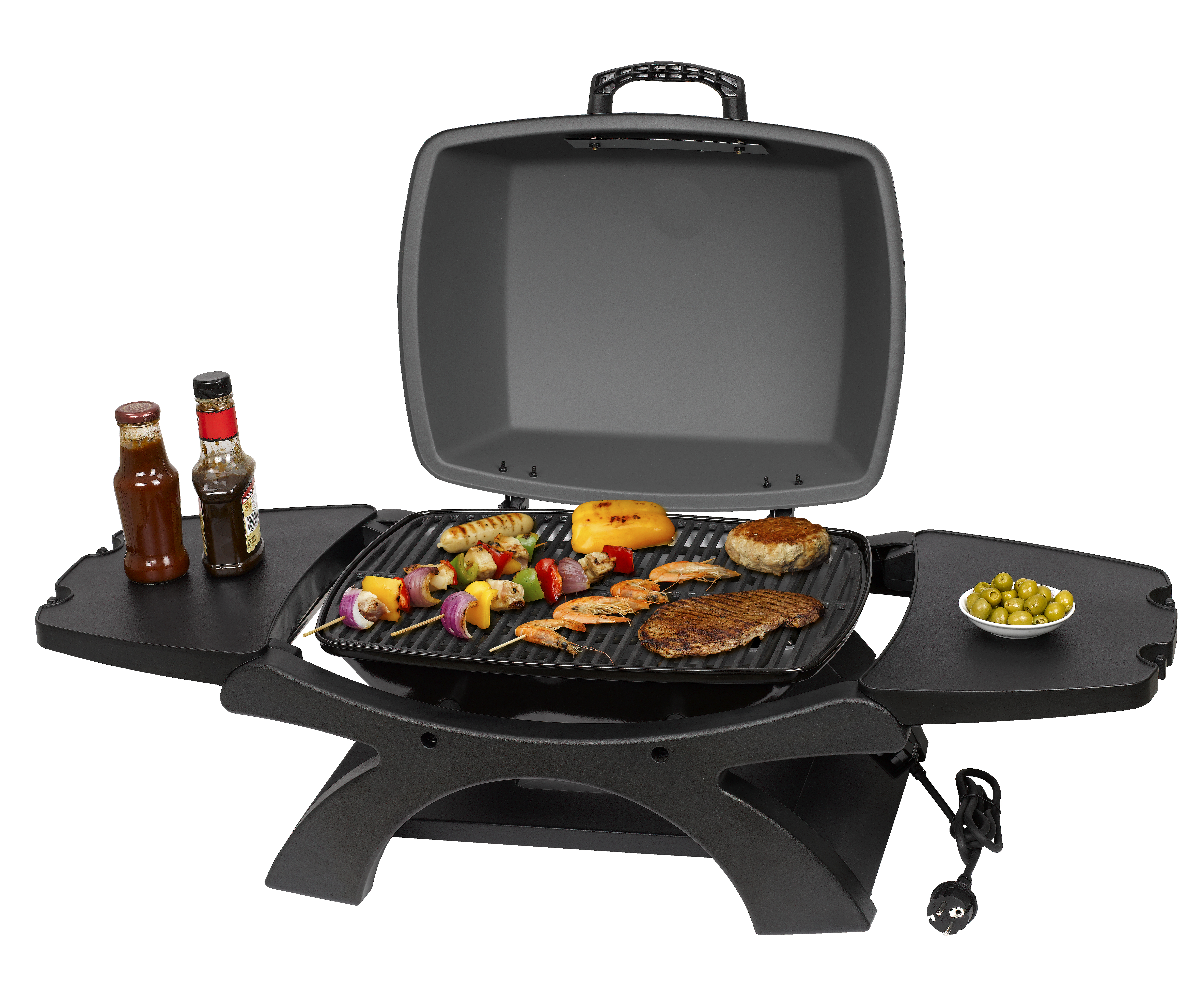 TEPRO 3142E Abington Elektrogrill, Grau/Schwarz (2300 Watt)