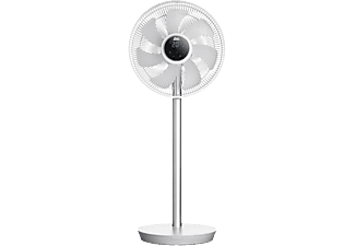 SOLIS 970.67 Silent Eco - Ventilatore in piedi (Bianco/Argento)