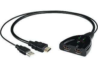 HAMA 00121776 - HDMI-Verteiler (Schwarz)