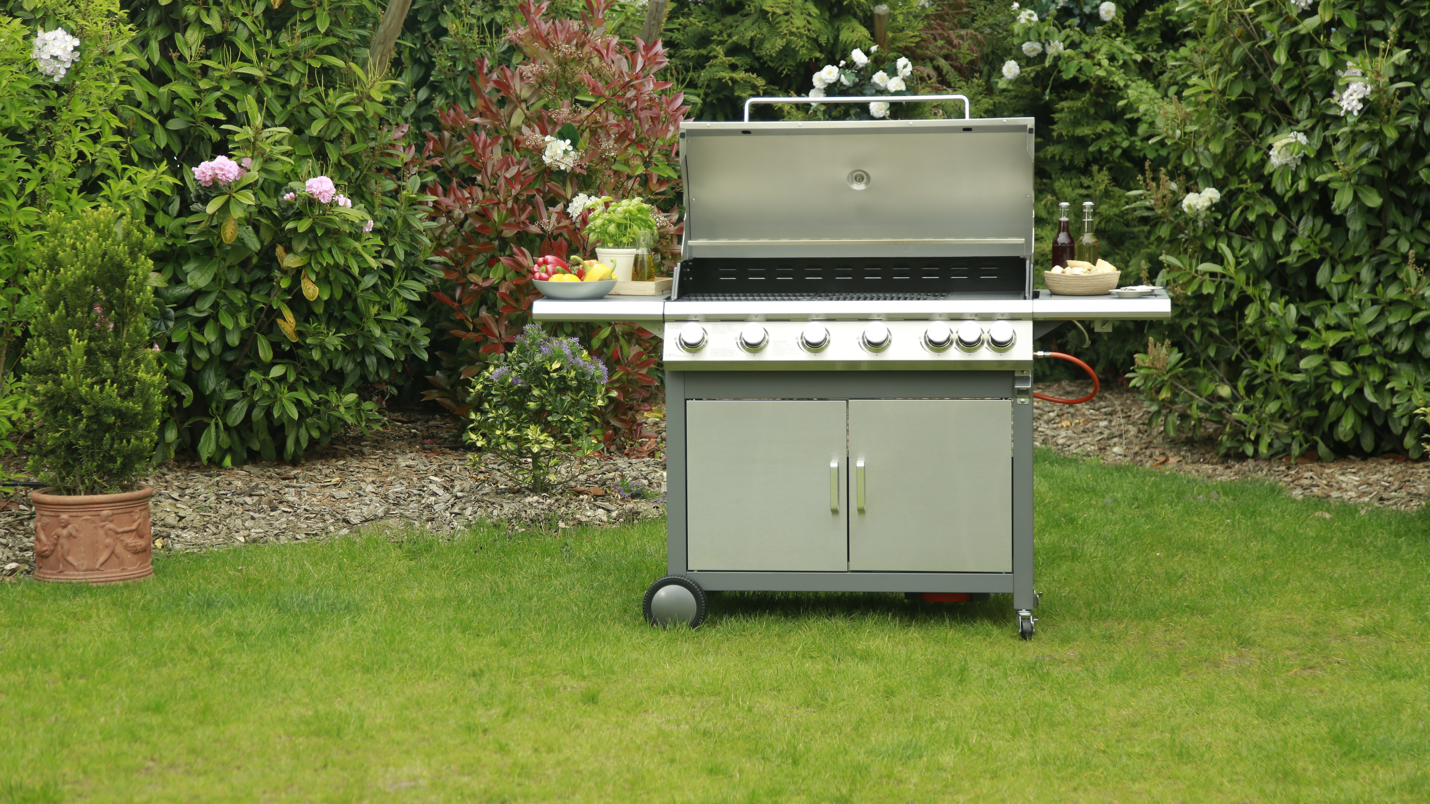 TEPRO 3177 Highview Gasgrill, Anthrazit/Edelstahl (22050 Watt)