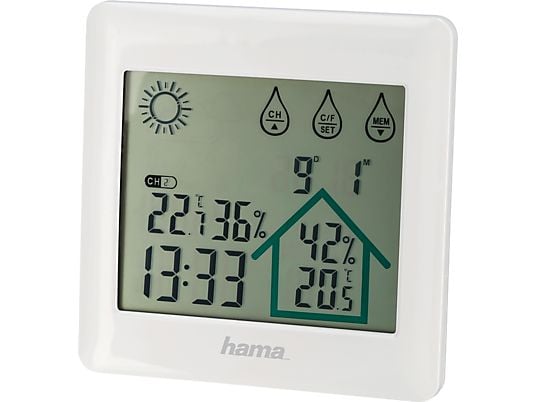 HAMA Action - Wetterstation (Weiss)