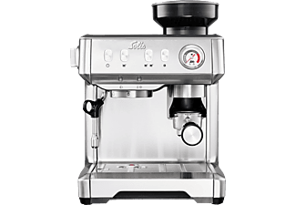 SOLIS 980.08 1018 Grind & Infuse Compact - Espressomaschine (Silber)