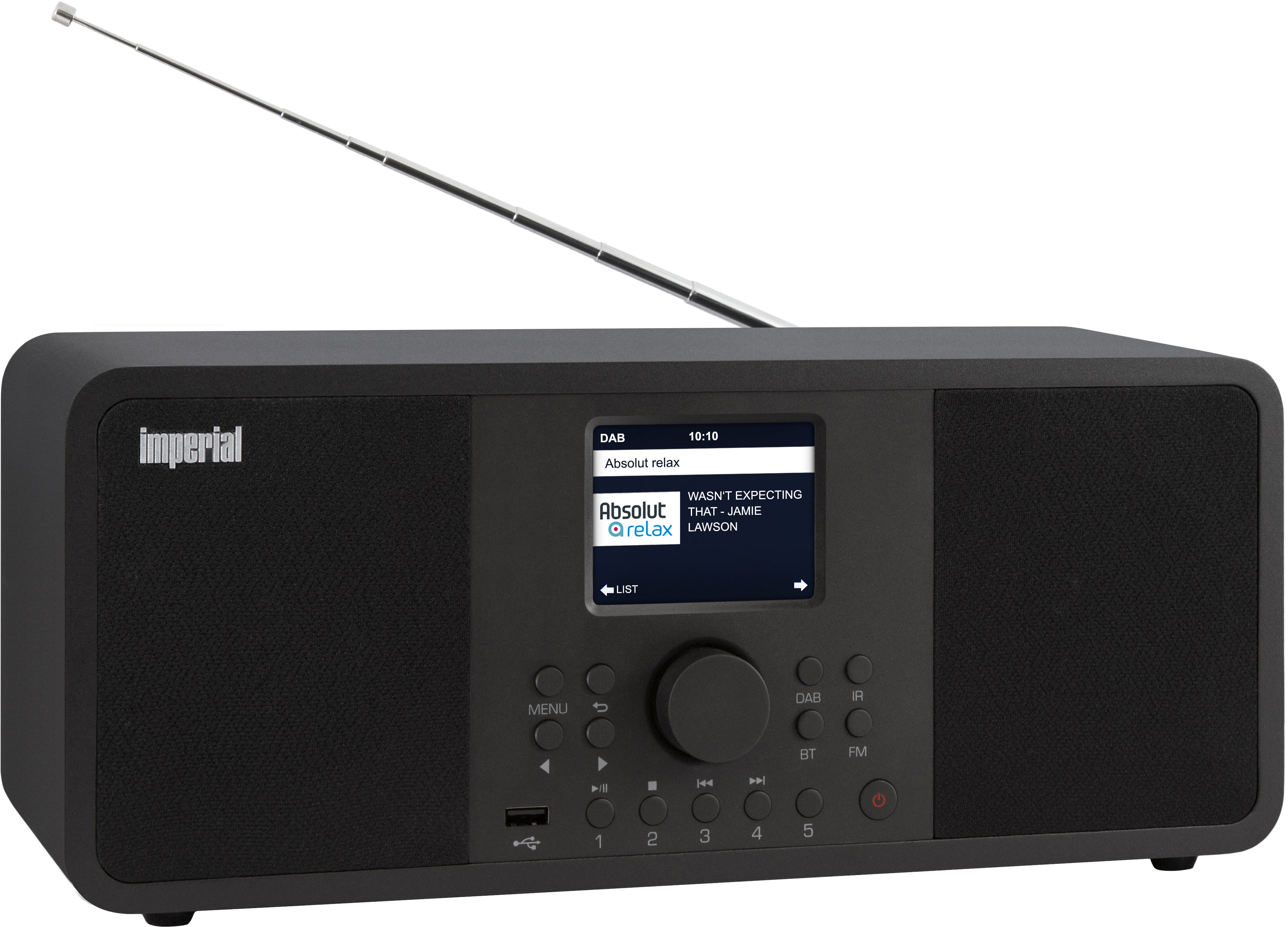 IMPERIAL DABMAN i205 DAB+ Radio, digital, DAB, DAB+, FM, Internet Radio, Bluetooth, Schwarz