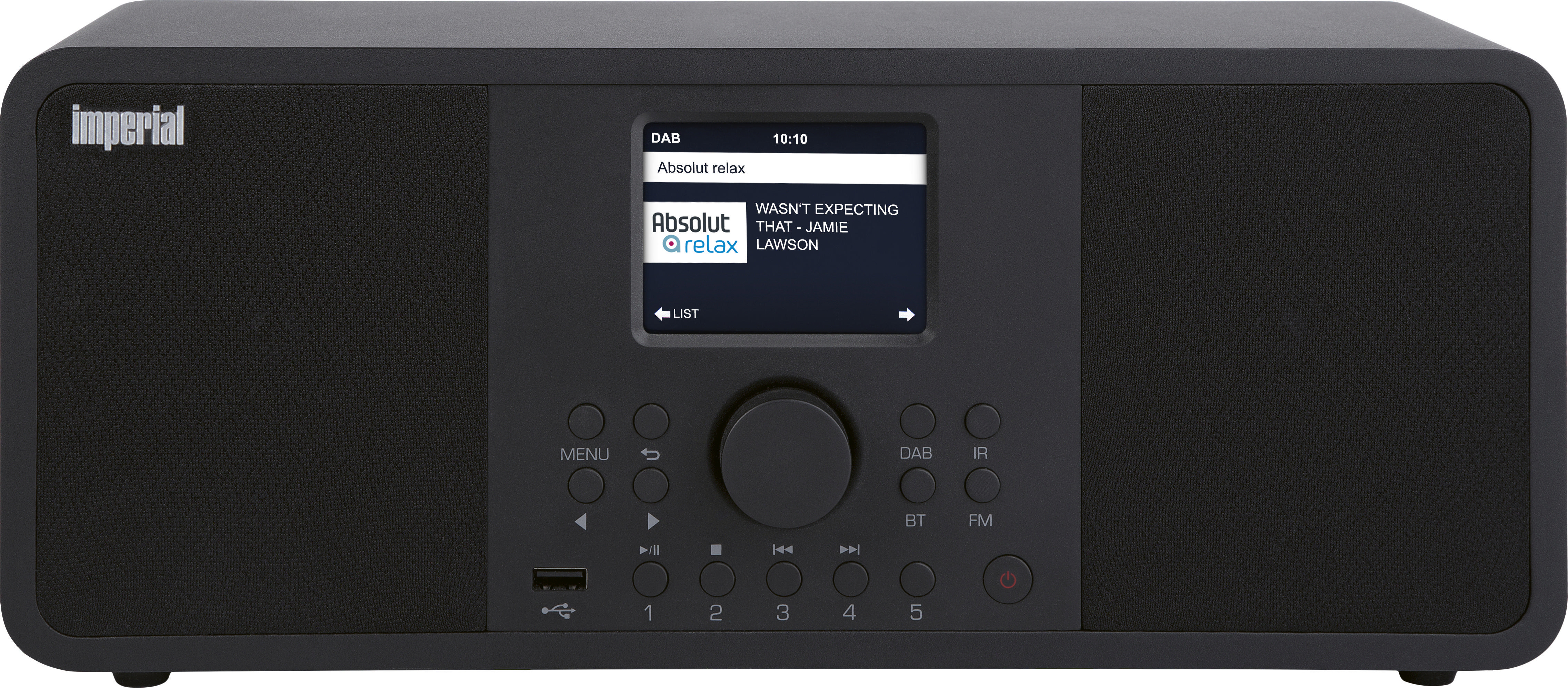 IMPERIAL DABMAN i205 DAB+ Radio, digital, DAB, DAB+, FM, Internet Radio, Bluetooth, Schwarz