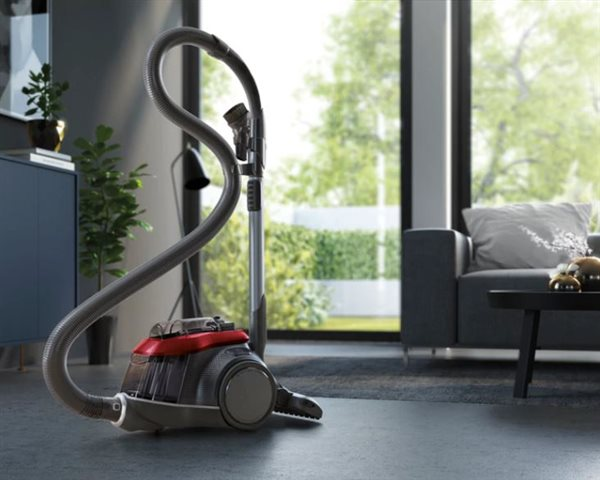 Aspirador sin bolsa - AEG LX9-3-CR, 650 W, 1.6 l, 72 dB, Rojo
