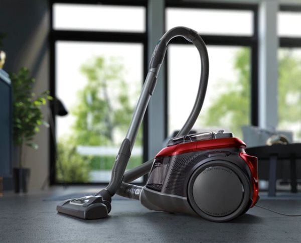 Aspirador sin bolsa - AEG LX9-3-CR, 650 W, 1.6 l, 72 dB, Rojo