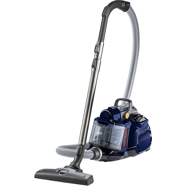 Aspirador sin bolsa - AEG LX7-2-DB-P, 650 W, 1.4 l, 72 dB, Azul